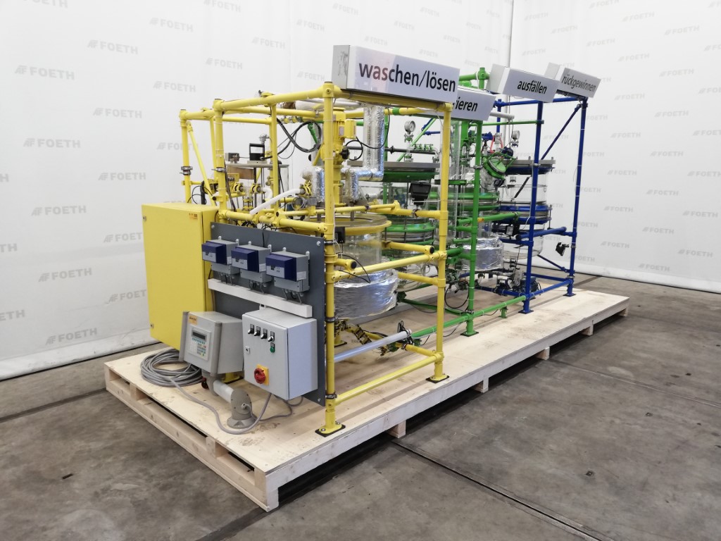 Maschine: QVF GLASSTECHNIK Washing, dissolving, filtering installation - Glas API