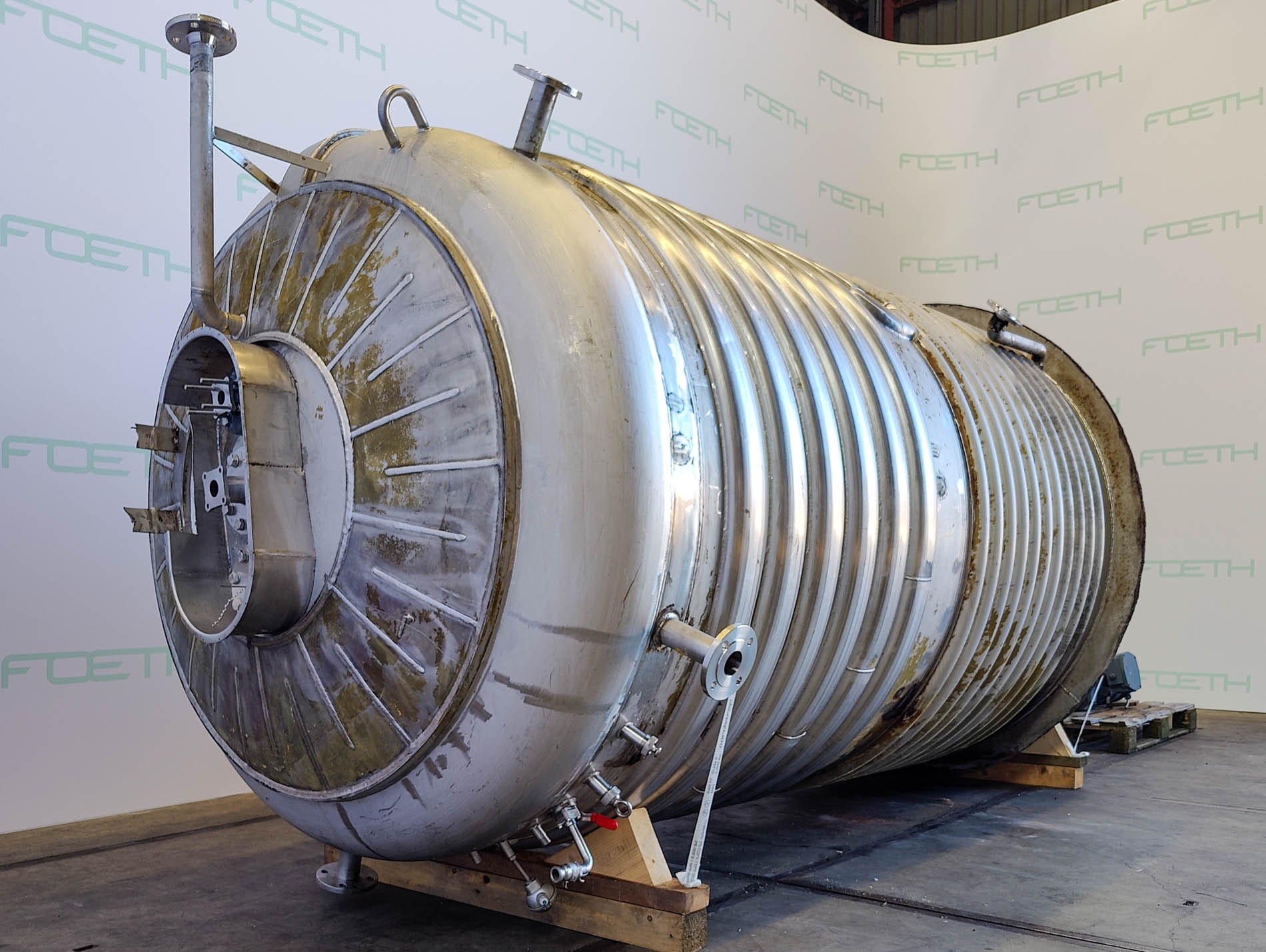 Maschine: ENCO Bio) Reactor 8000 Ltr. - Stainless Steel Reactor Kunststoffe und Polymere