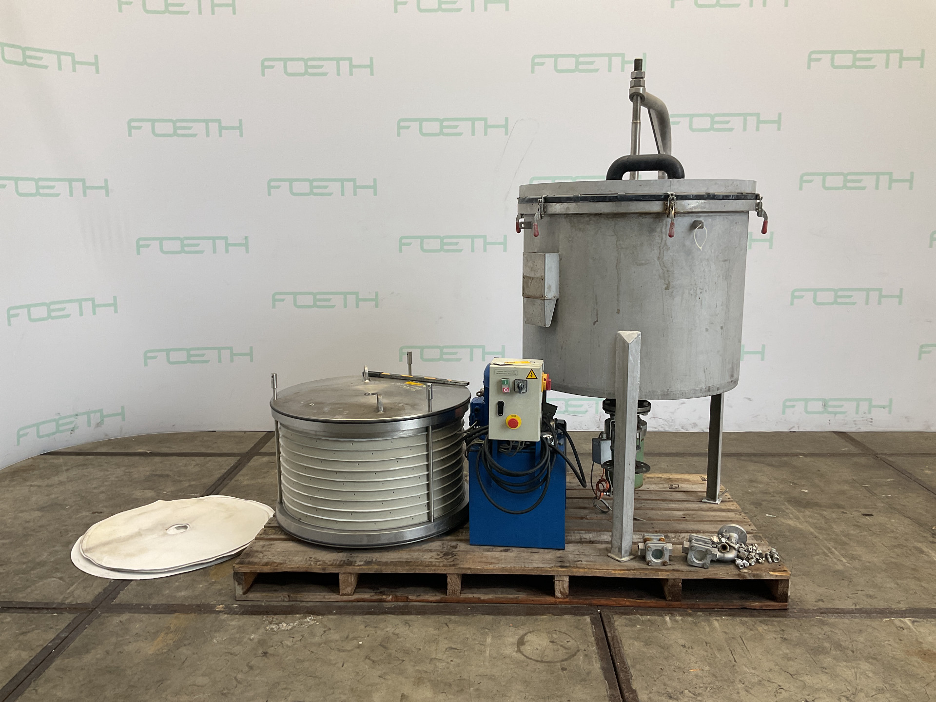 Maschine: SPARKLER 33-S-11 REVERSE - Horizontal plate filter Horizontalplattenfilter