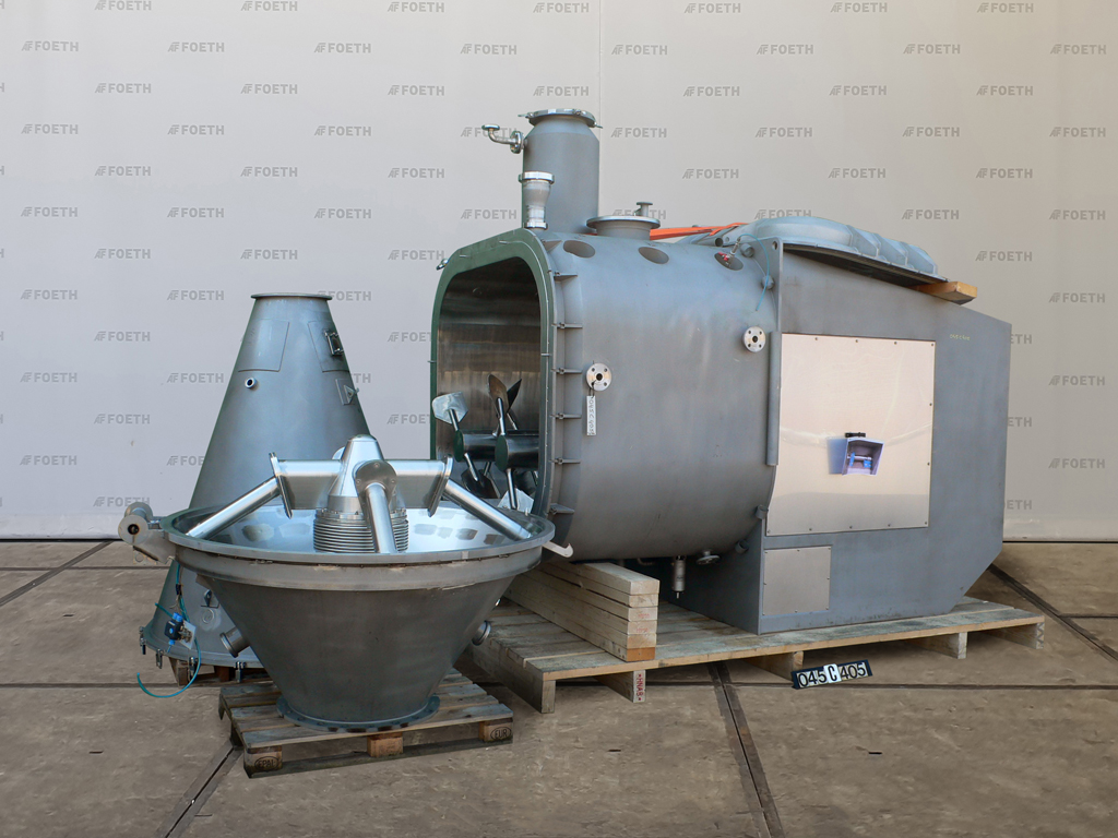 makine: HALVOR FORBERG F-1000 Mix-Dryer - Paddle