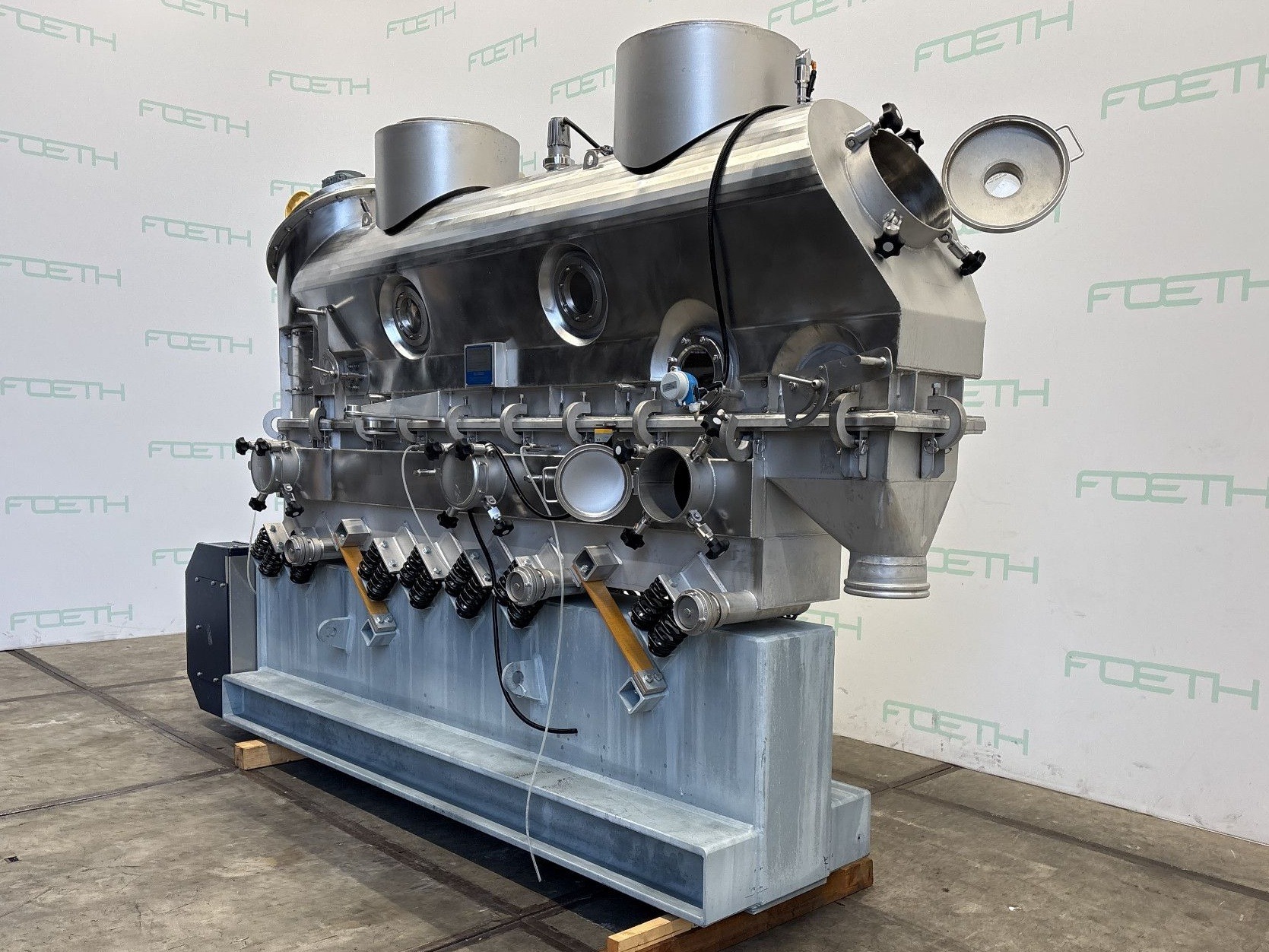 Maschine: ALLGAIER WS-R-V-T-2.80-0.50-0.30 - Fluid bed dryer continuo Tierfutter