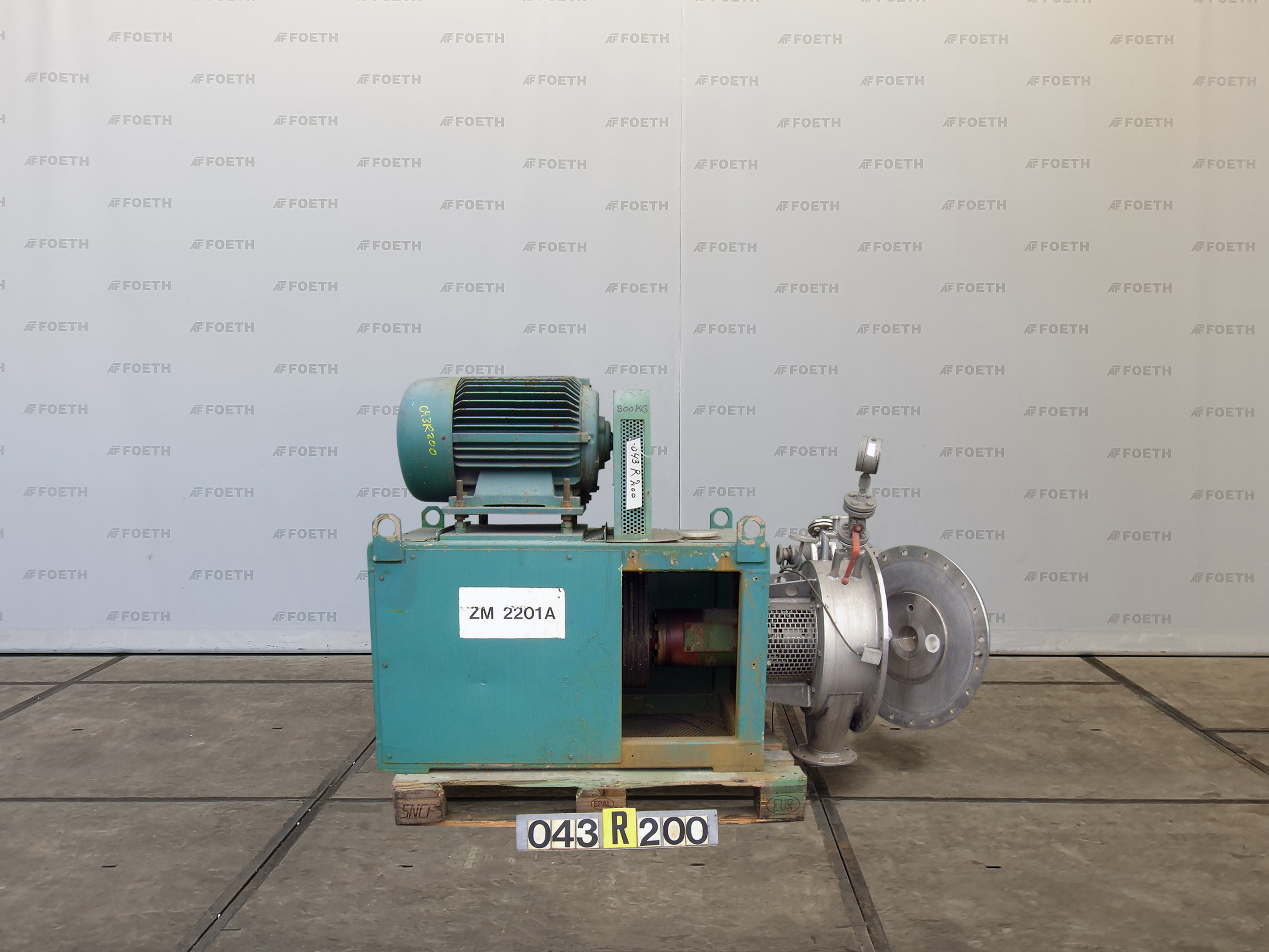 Maschine: ENGELSMANN MFL 85N/80-E1 Desintegrator (HC-22) - Hammer Mill Hammermühlen