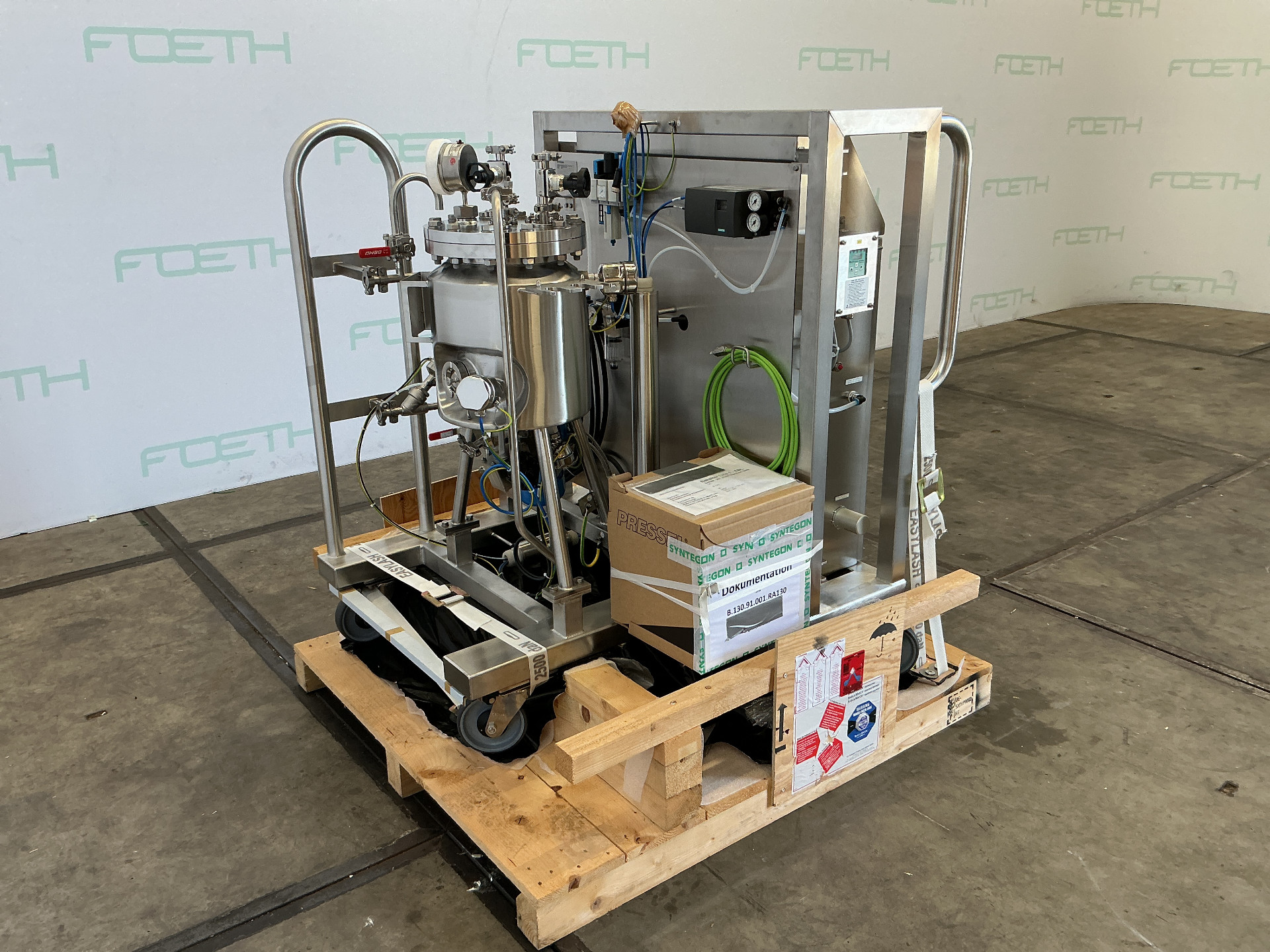 Maschine: PHARMATEC 15 Ltr mobile pharma reactor - NEW - Stainless Ste Kunststoffe und Polymere