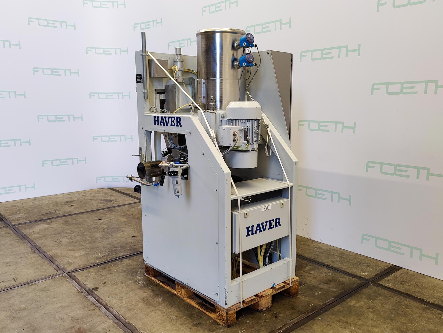 Maschine: Haver & Boecker 1 WXEH  valve sack powder filler - Powder filler Lebensmittel in Pulverform