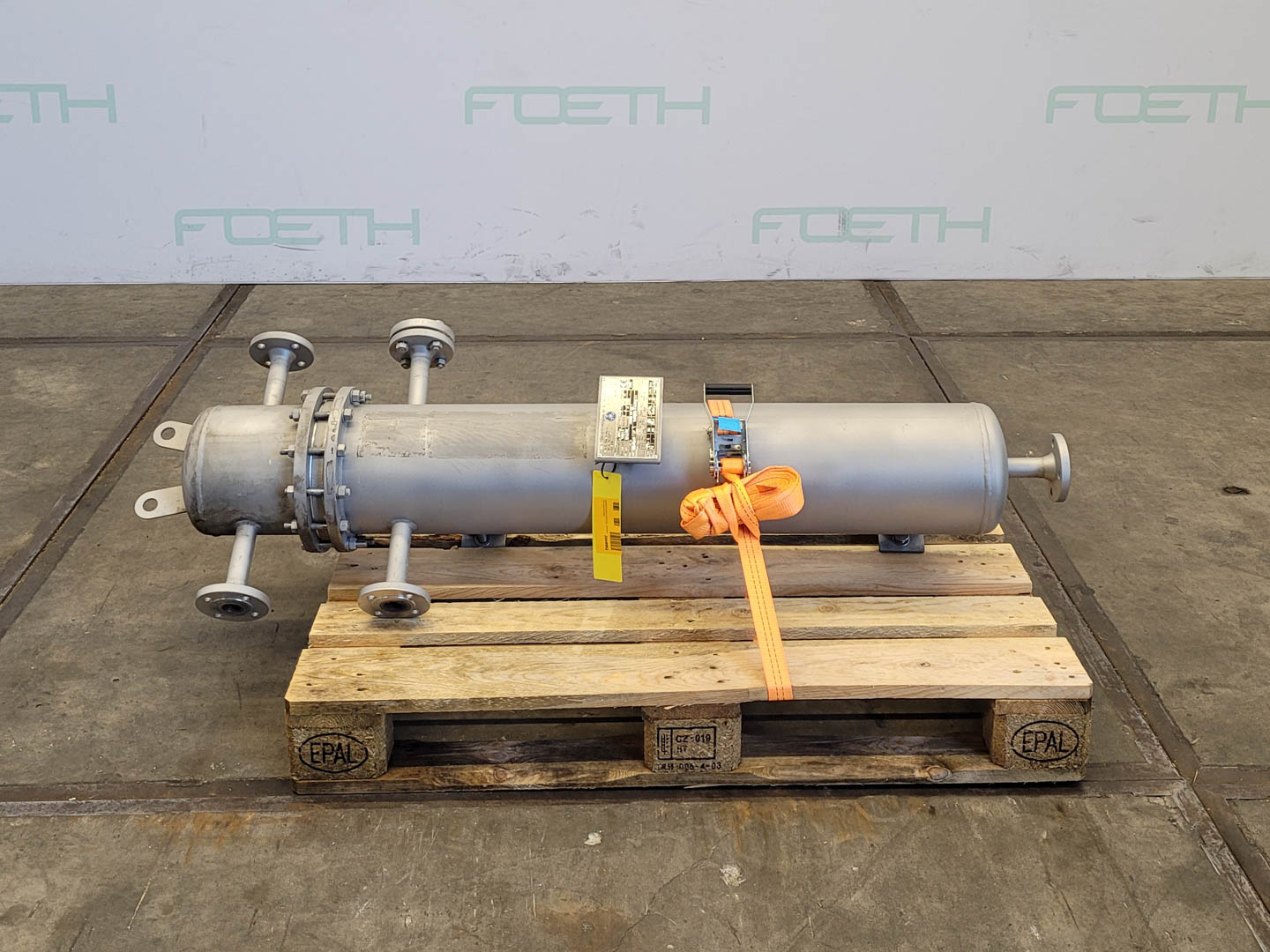 Maschine: D+E Sag 1m² ASME VIII Div. 1 - Shell and tube heat exchang