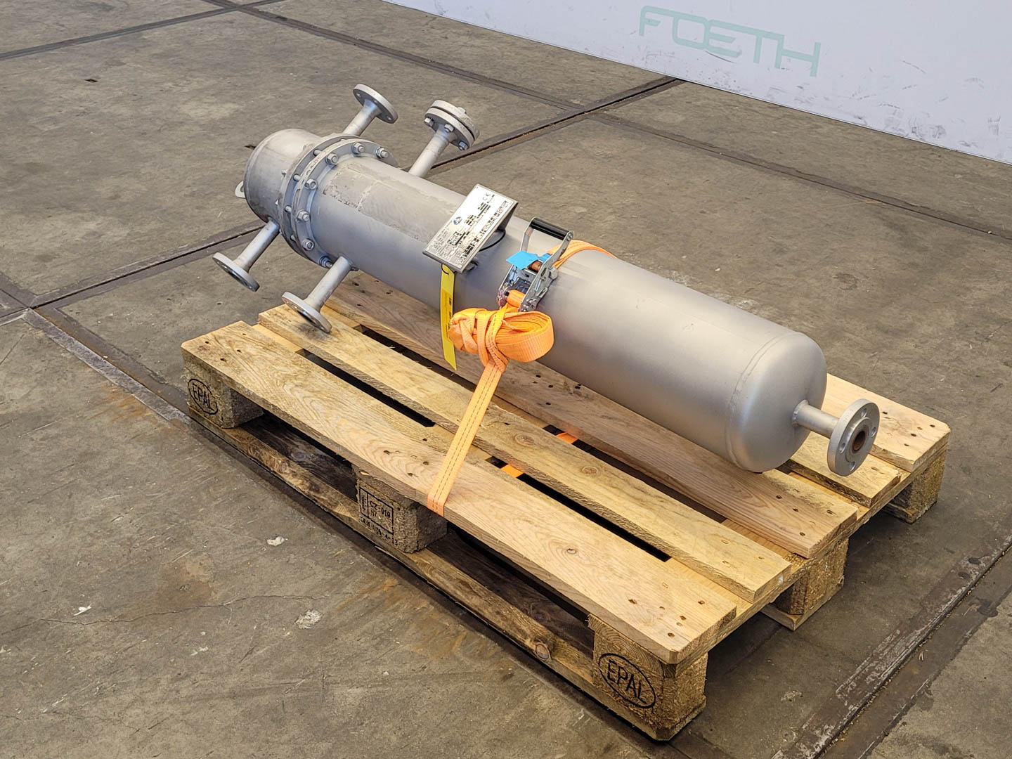 Maschine: D+E Sag 1m² ASME VIII Div. 1 - Shell and tube heat exchang