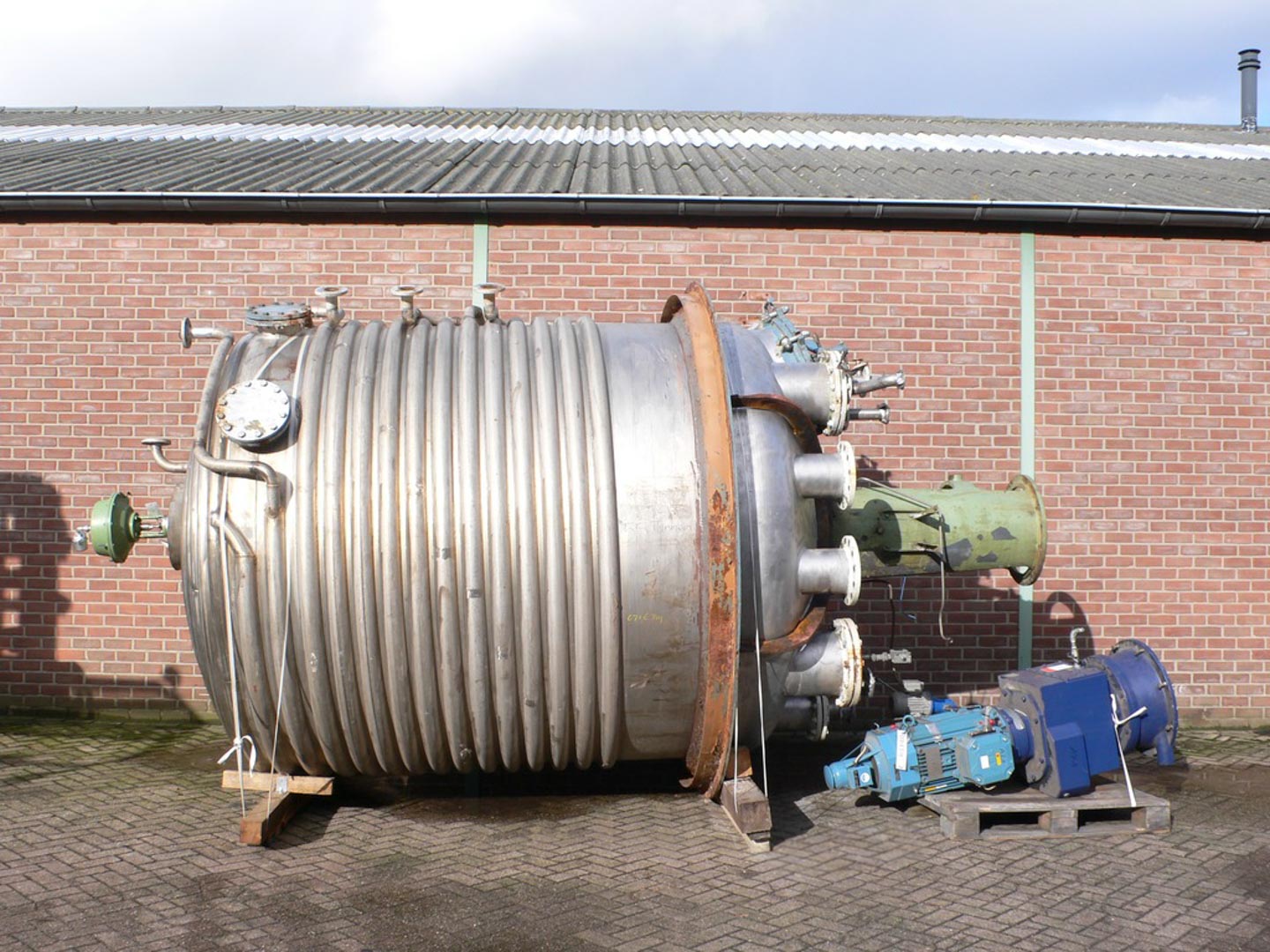 Maschine: ALPHA NIDAU 10.000 l Anchor stirrer - Stainless Steel Reactor Kunststoffe und Polymere