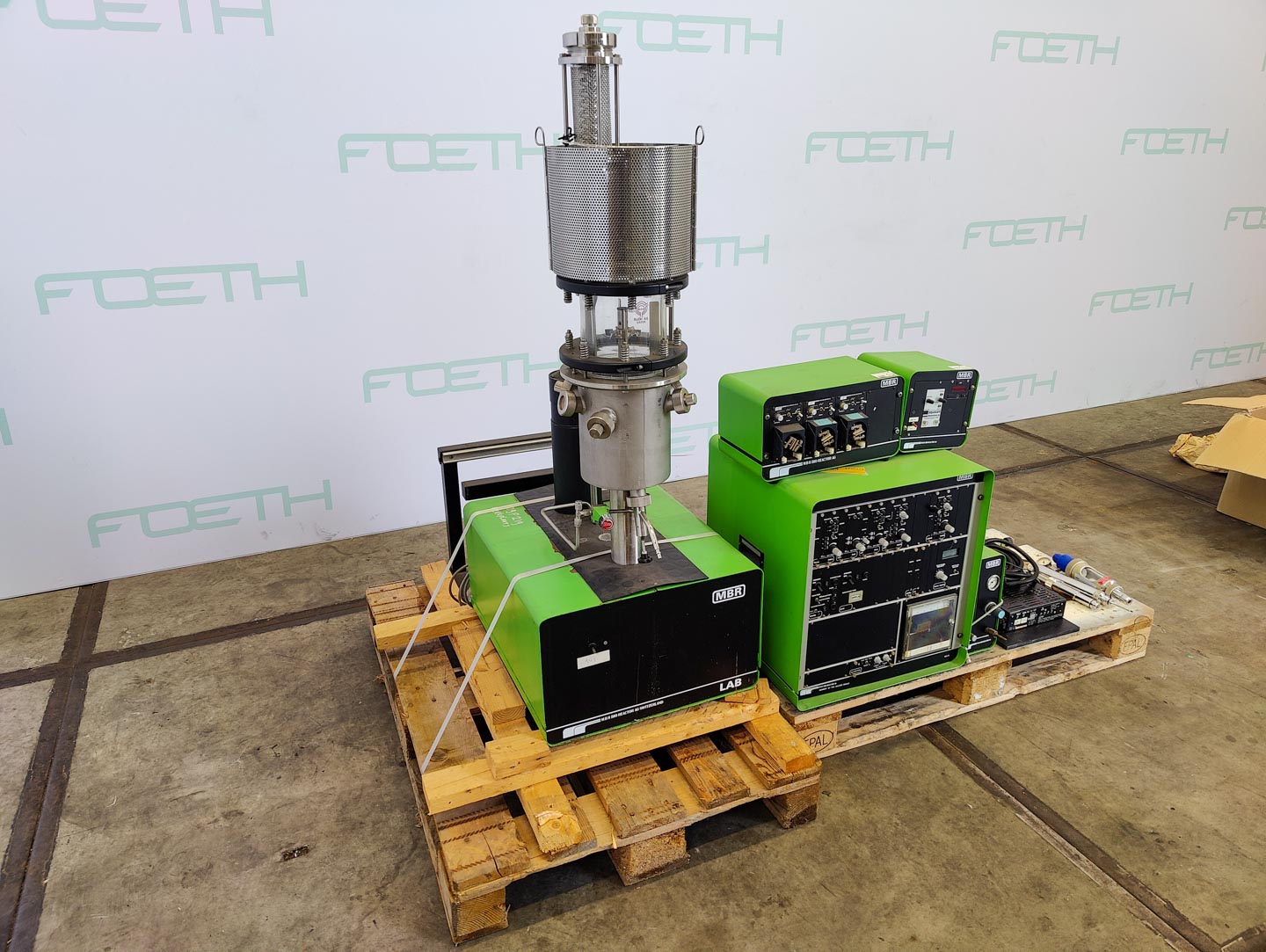 Maschine: MBR BIO REACTOR FERMENTOR Labor 7Ltr. - Stainless Steel Reactor Kunststoffe und Polymere