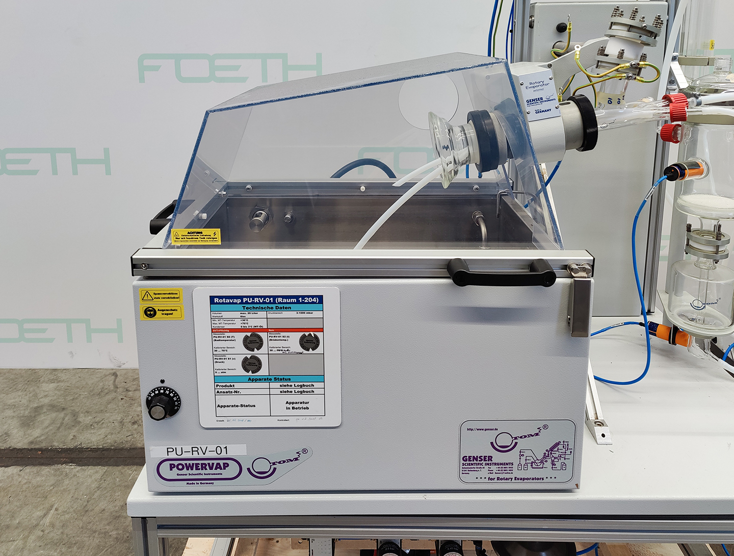 Machine: GENSER SCIENTIFIC Powervap 20 EX 