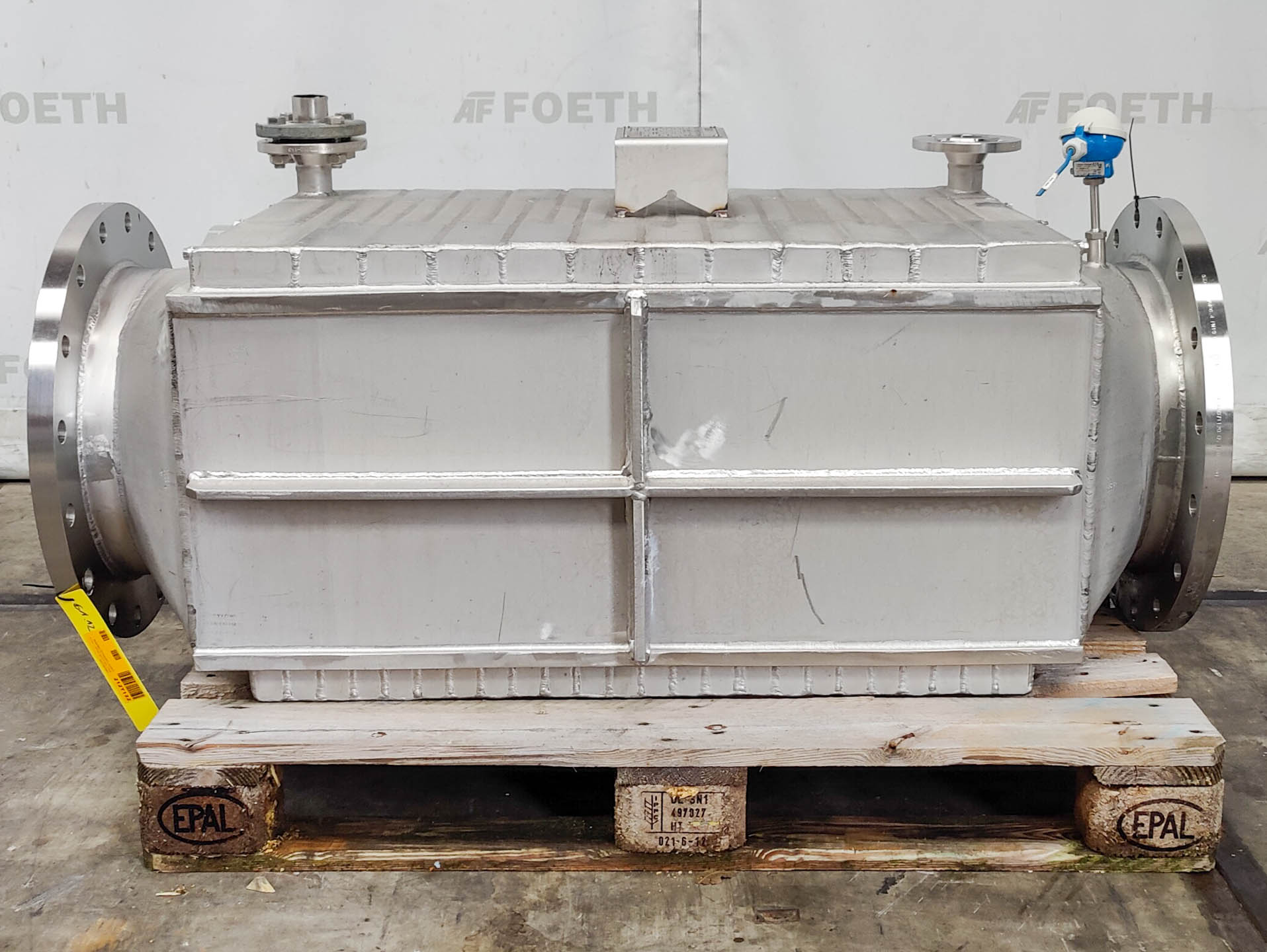 Maschine: ENCO finned tube heat exchanger - recuperator - Shell a Schmierstoffe und Öle