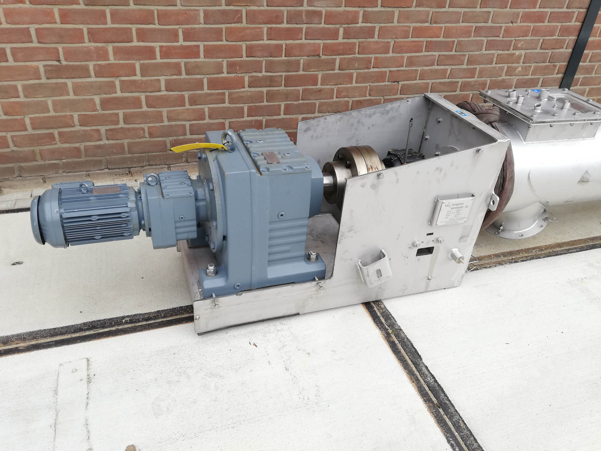 makine: VAN TONGEREN screw conveyor l=7000mm d=