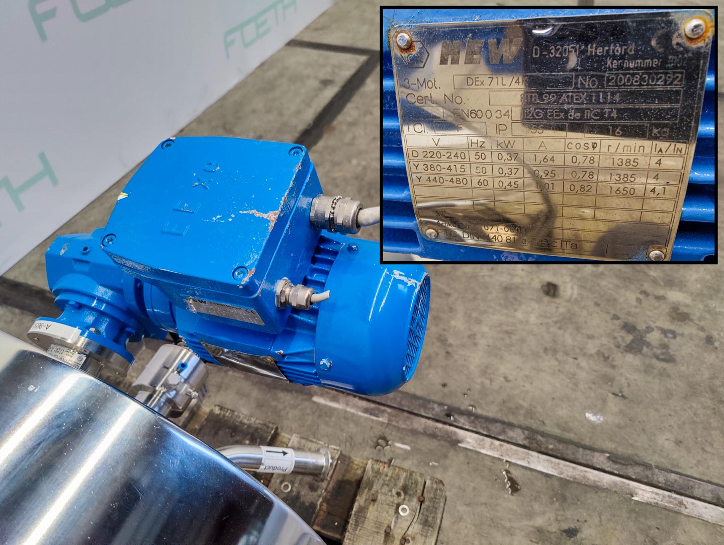 Machine: EDELSTAHL MAURER 130 Ltr. - Mirror-