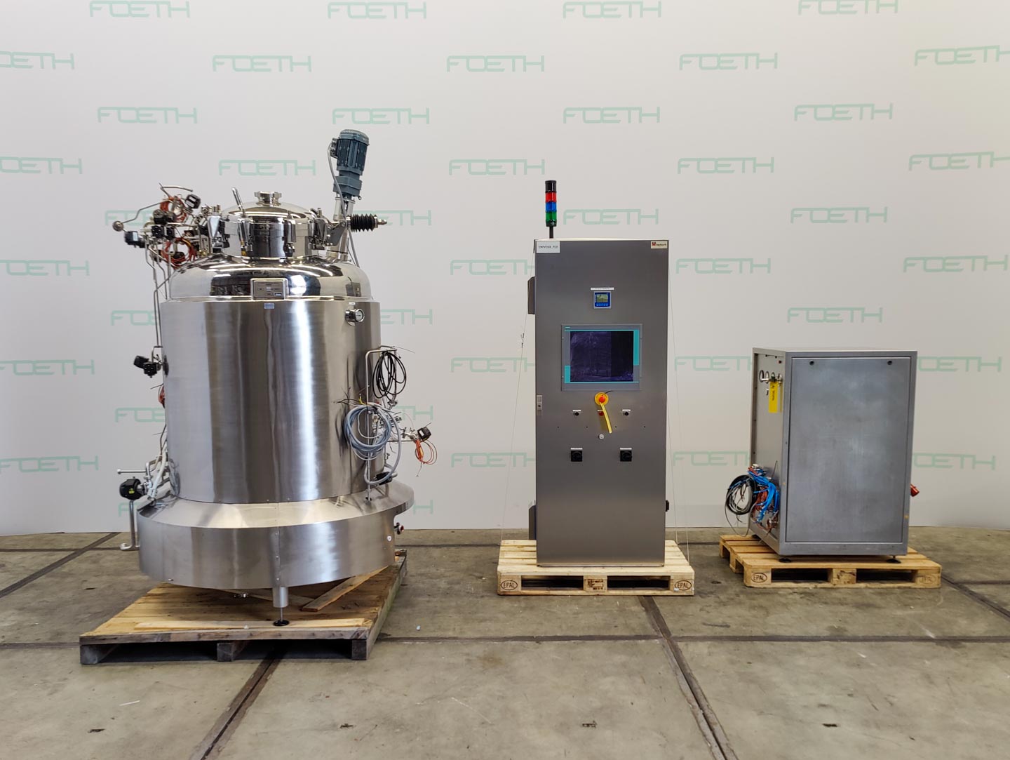 Machine: SRI VEENWOUDEN Bioreactor 1200Ltr. - 