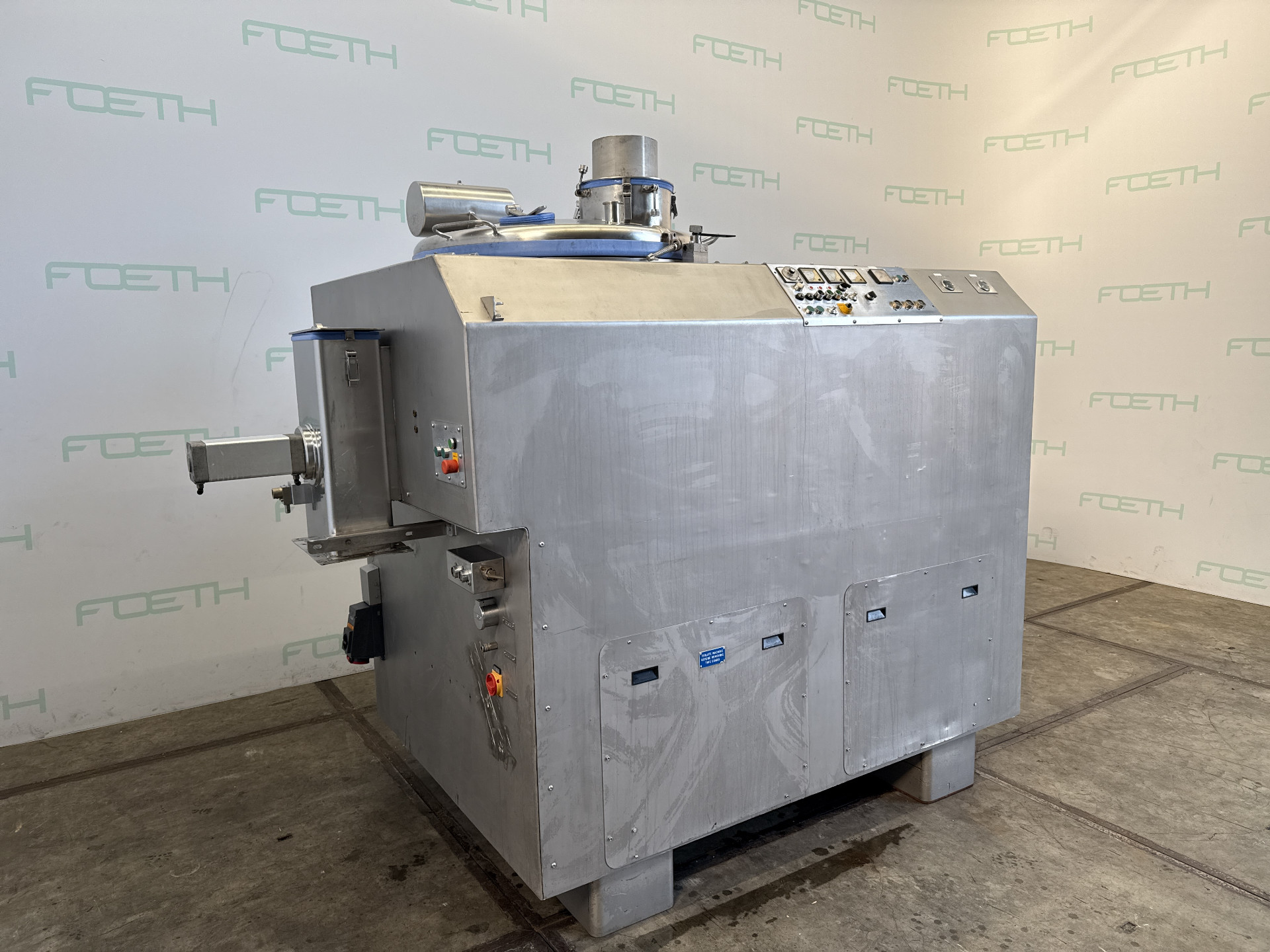 Machine: TK FIELDER PMA-800/2G (mixing granulator