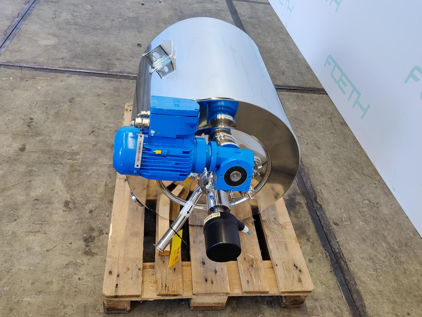 Maschine: EDELSTAHL MAURER 130 Ltr. - Mirror-Polished Fraction Collector (Pha API