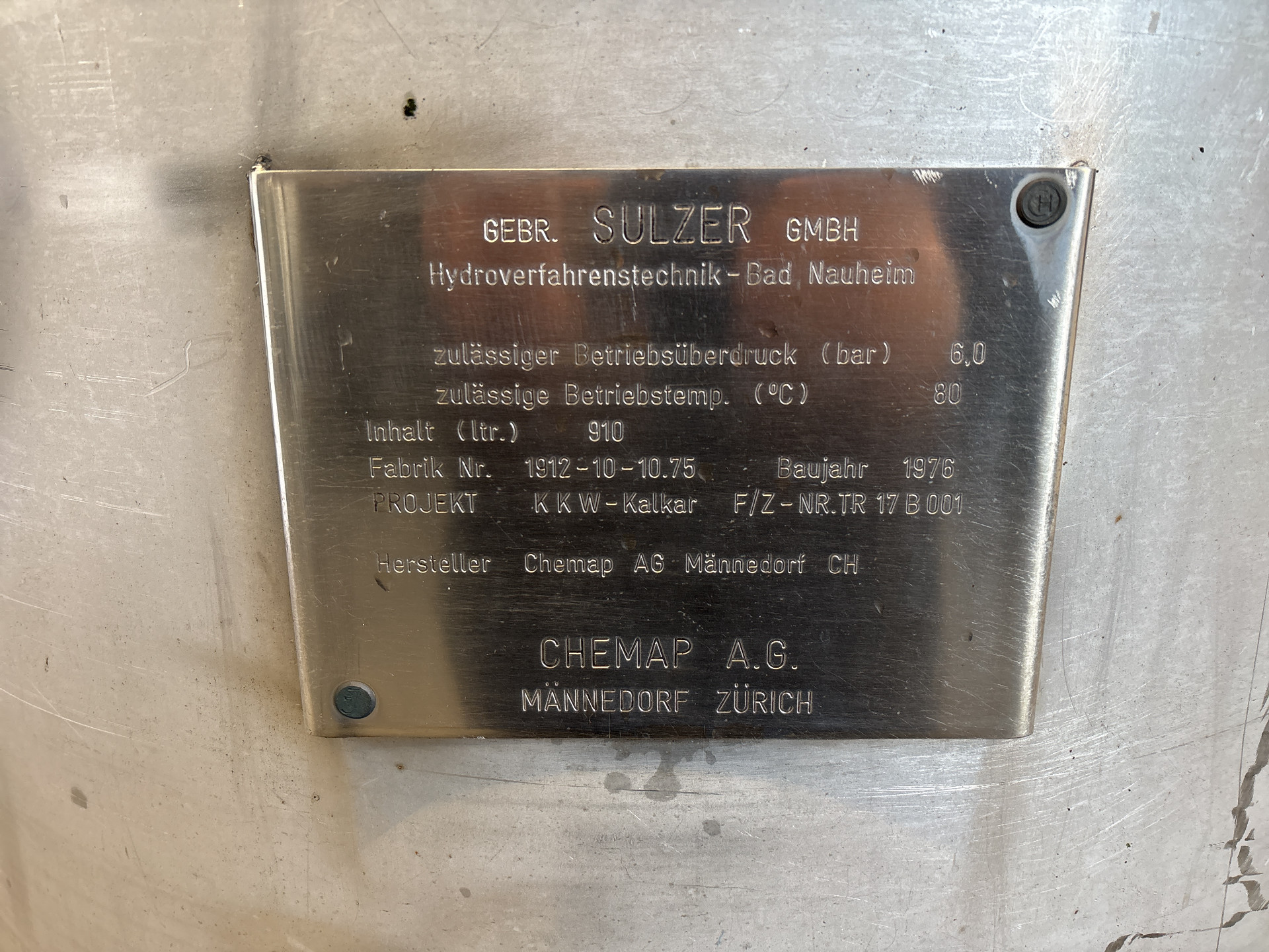 Maschine: CHEMAP FUNDA FILTER 10m² - Horizontal plate filter Tierfutter