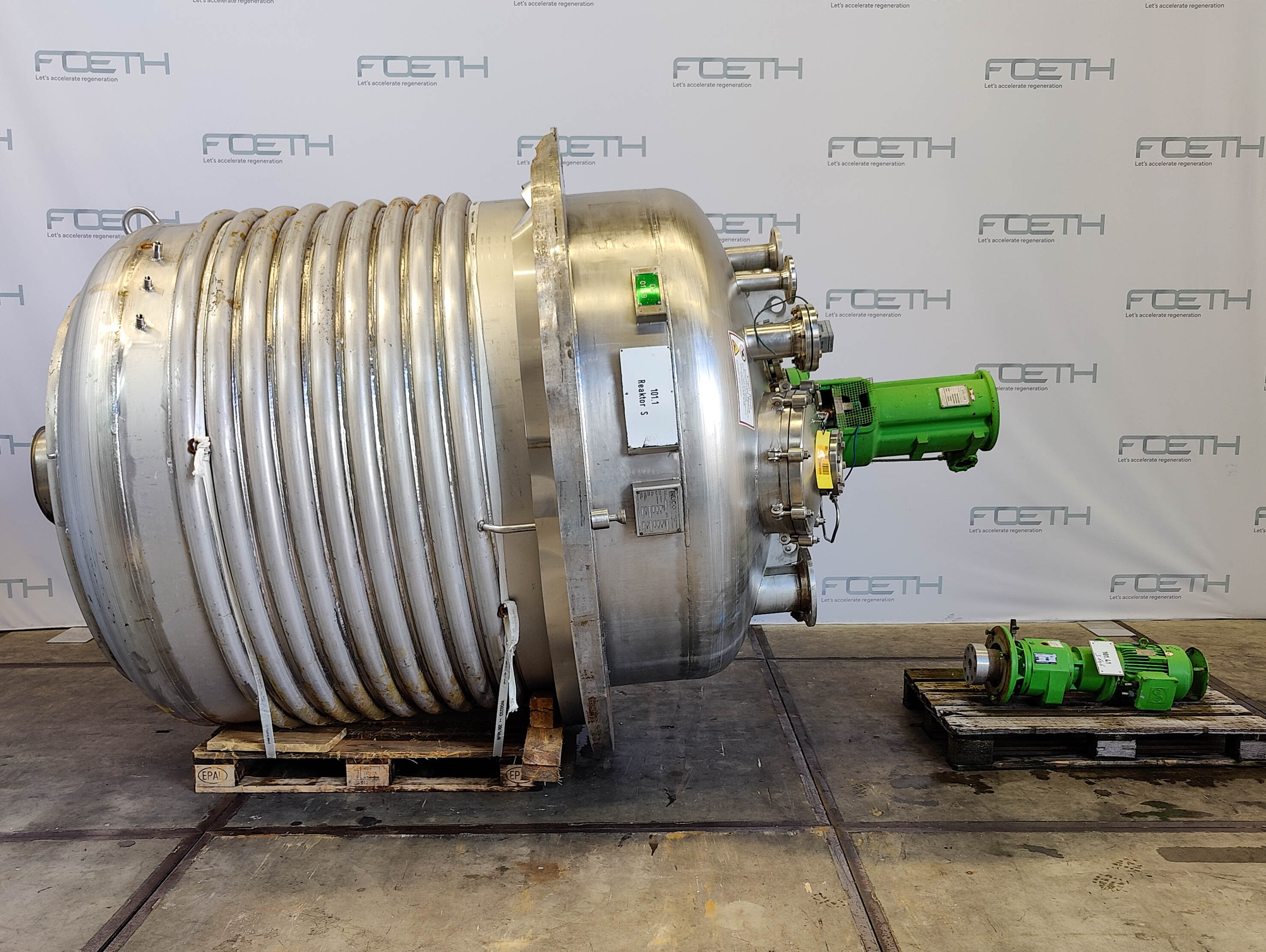 Machine: ENCO bio-)reactor 5350 Ltr. - Stainless 