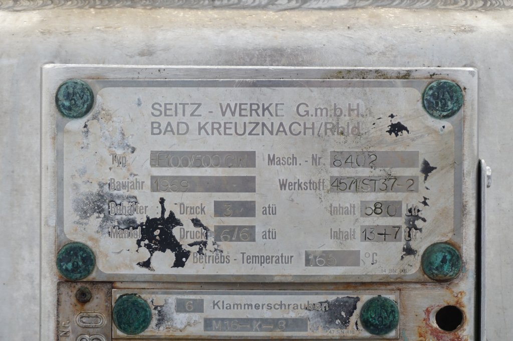 Machine: SEITZ - WERKE EF 100/500 CW (0.75 m�