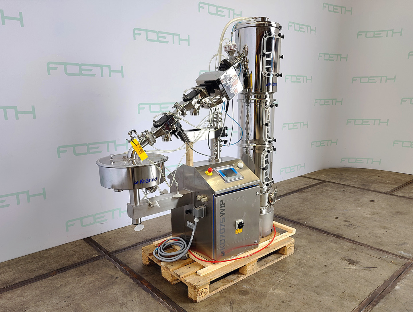 Machine: KRäMER KD 7075 -  tablet deduster with 