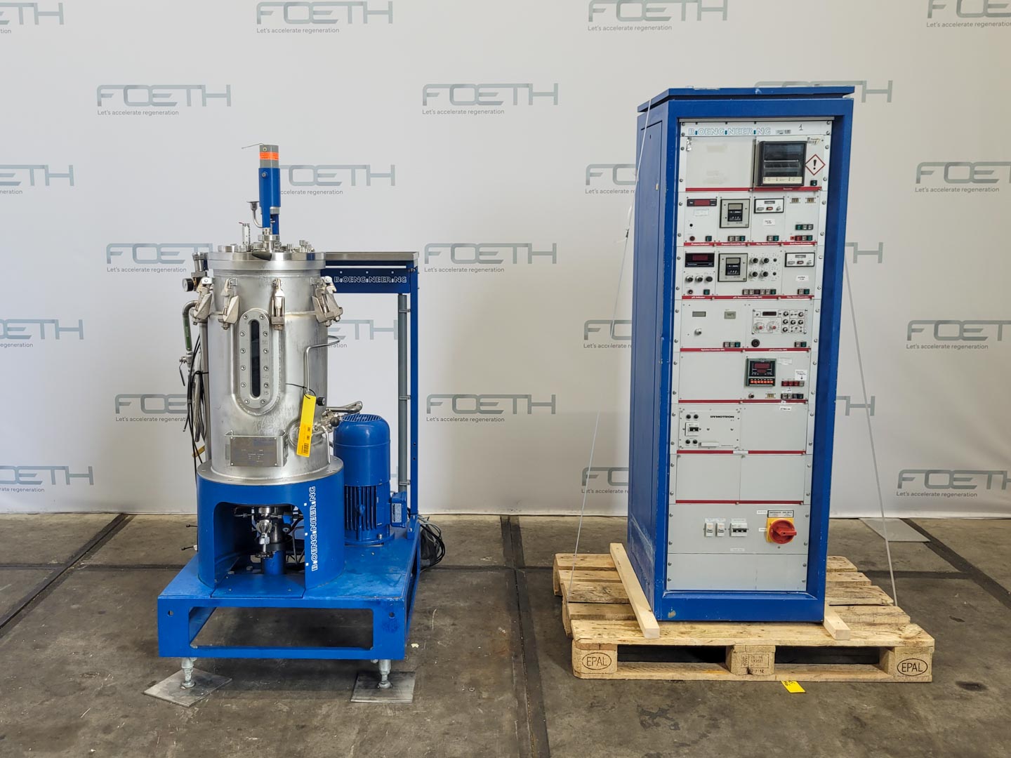 Machine: BIOENGINEERING D574, 50Ltr. Fermentor (
