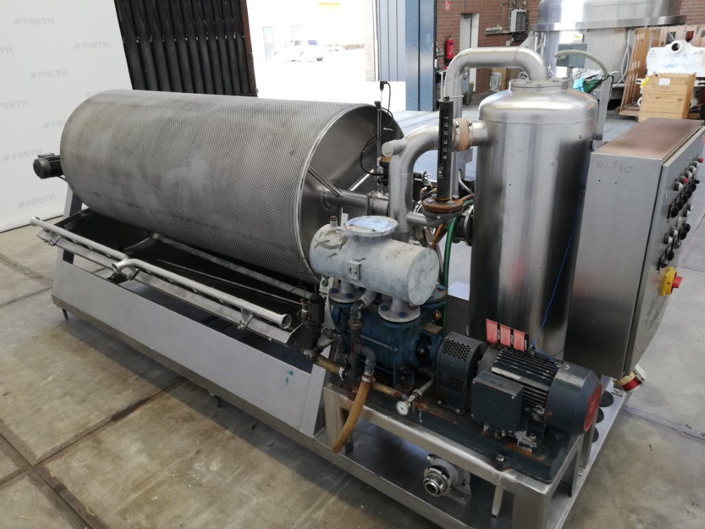 Maschine: SEITZ - WERKE VACUBLOC - Rotating vacuum filter Rotierende Vakuumfilter