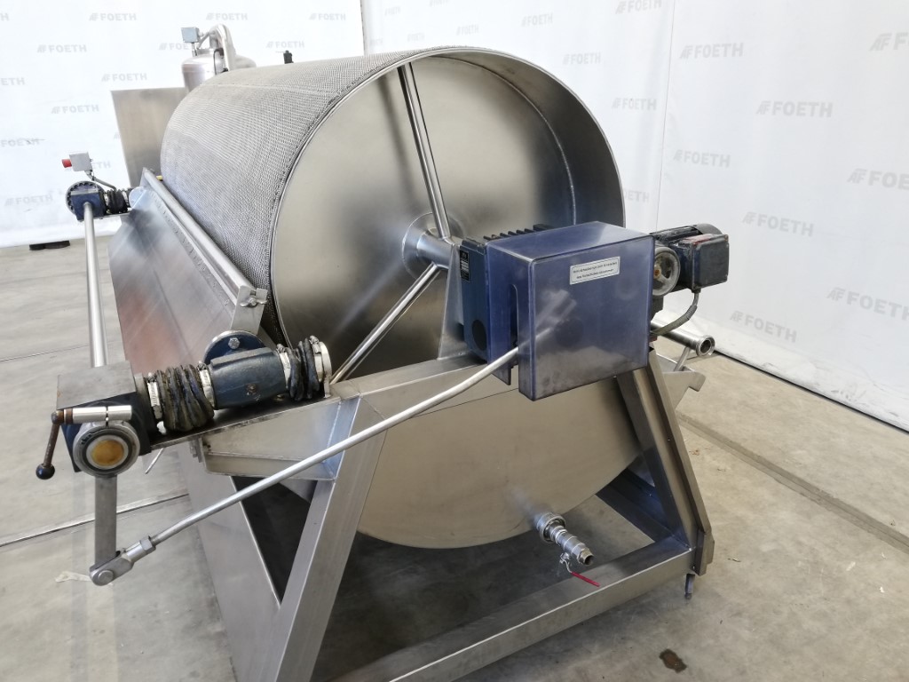 Maschine: SEITZ - WERKE VACUBLOC - Rotating vacuum filter Rotierende Vakuumfilter