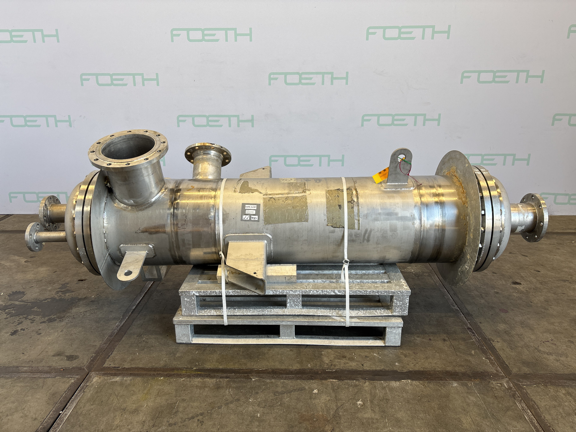 Maschine: SULZER 14 m2 (Hastelloy C-22) - Falling film evaporator Schmierstoffe und Öle
