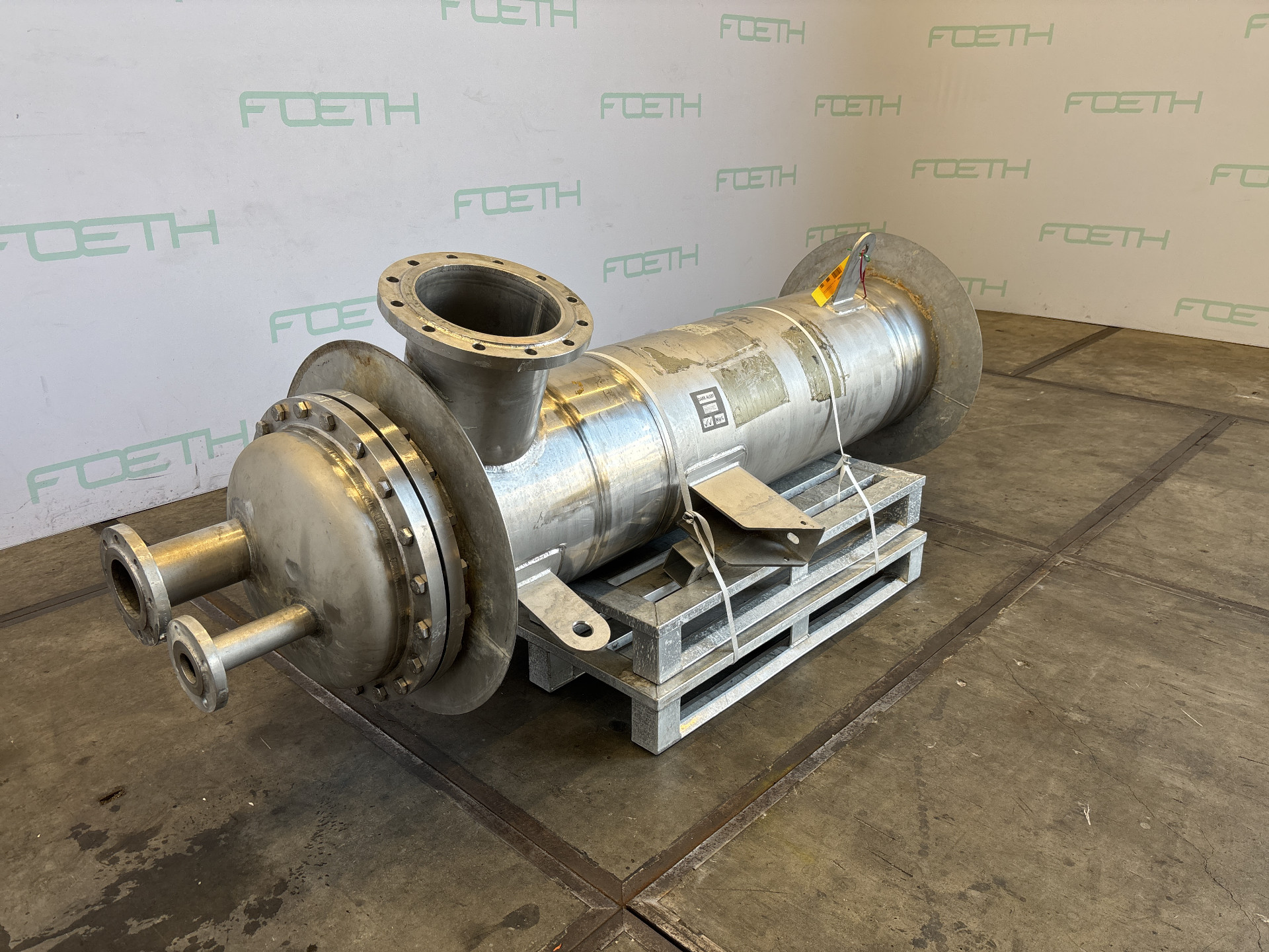 Maschine: SULZER 14 m2 (Hastelloy C-22) - Falling film evaporator Schmierstoffe und Öle
