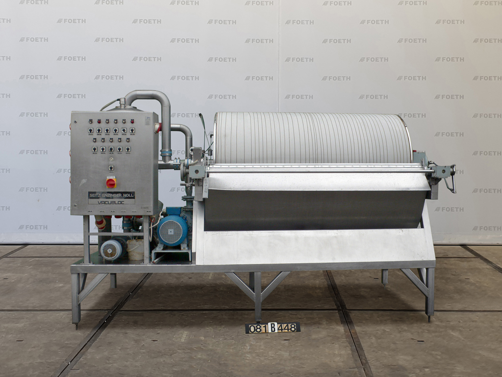 Maschine: SEITZ - WERKE VACUBLOC - Rotating vacuum filter Rotierende Vakuumfilter