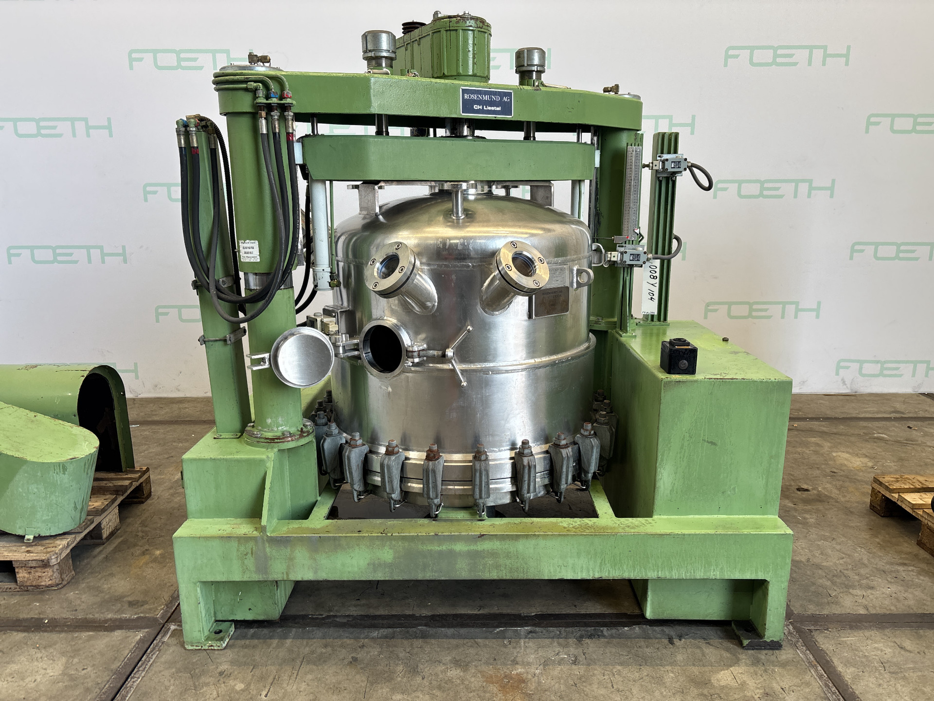Máquina: ROSENMUND RND 0,6-262-81 - Nutsche 
