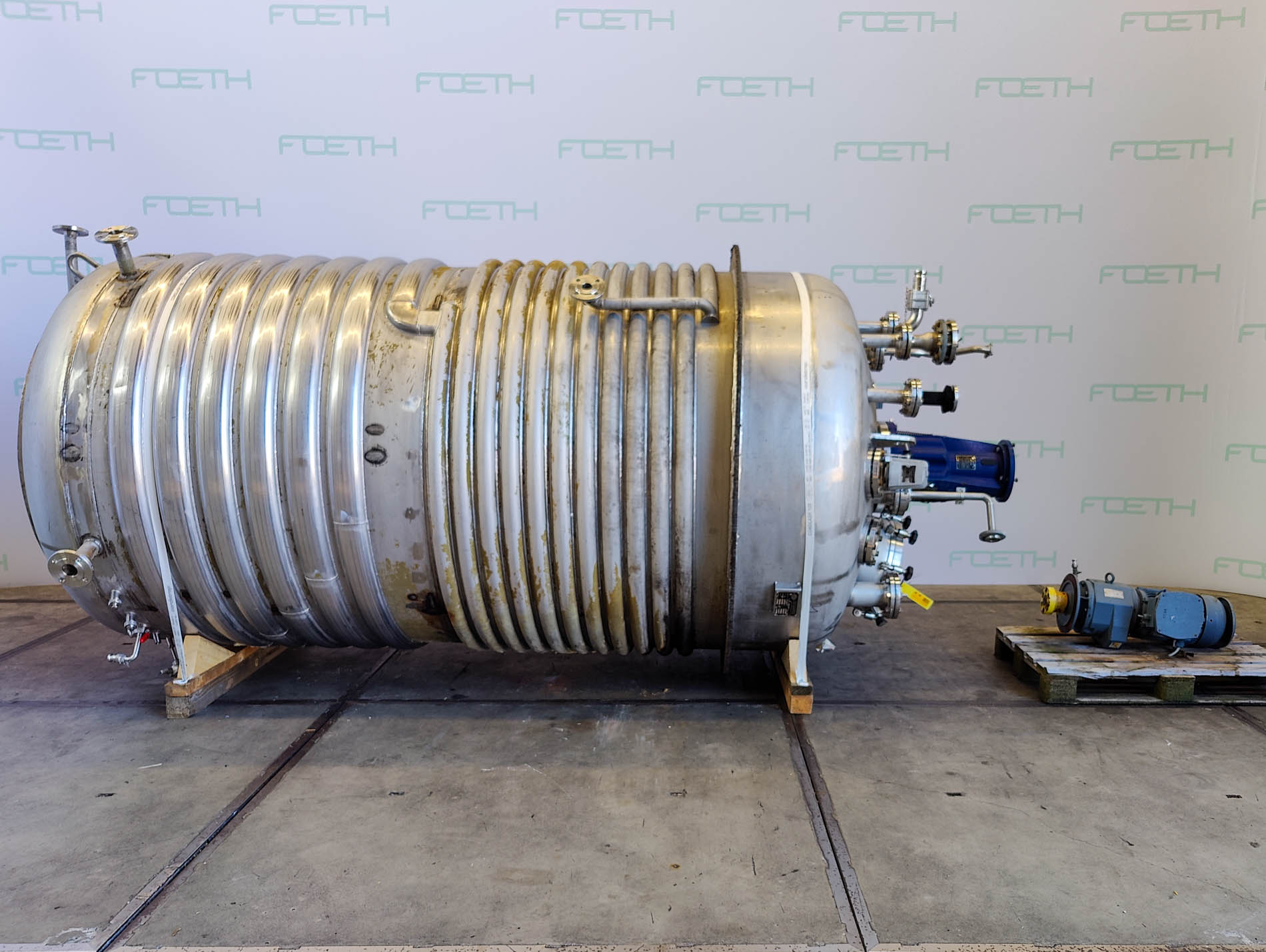 Maschine: ENCO Bio) Reactor 8000 Ltr. - Stainless Steel Reactor Kunststoffe und Polymere