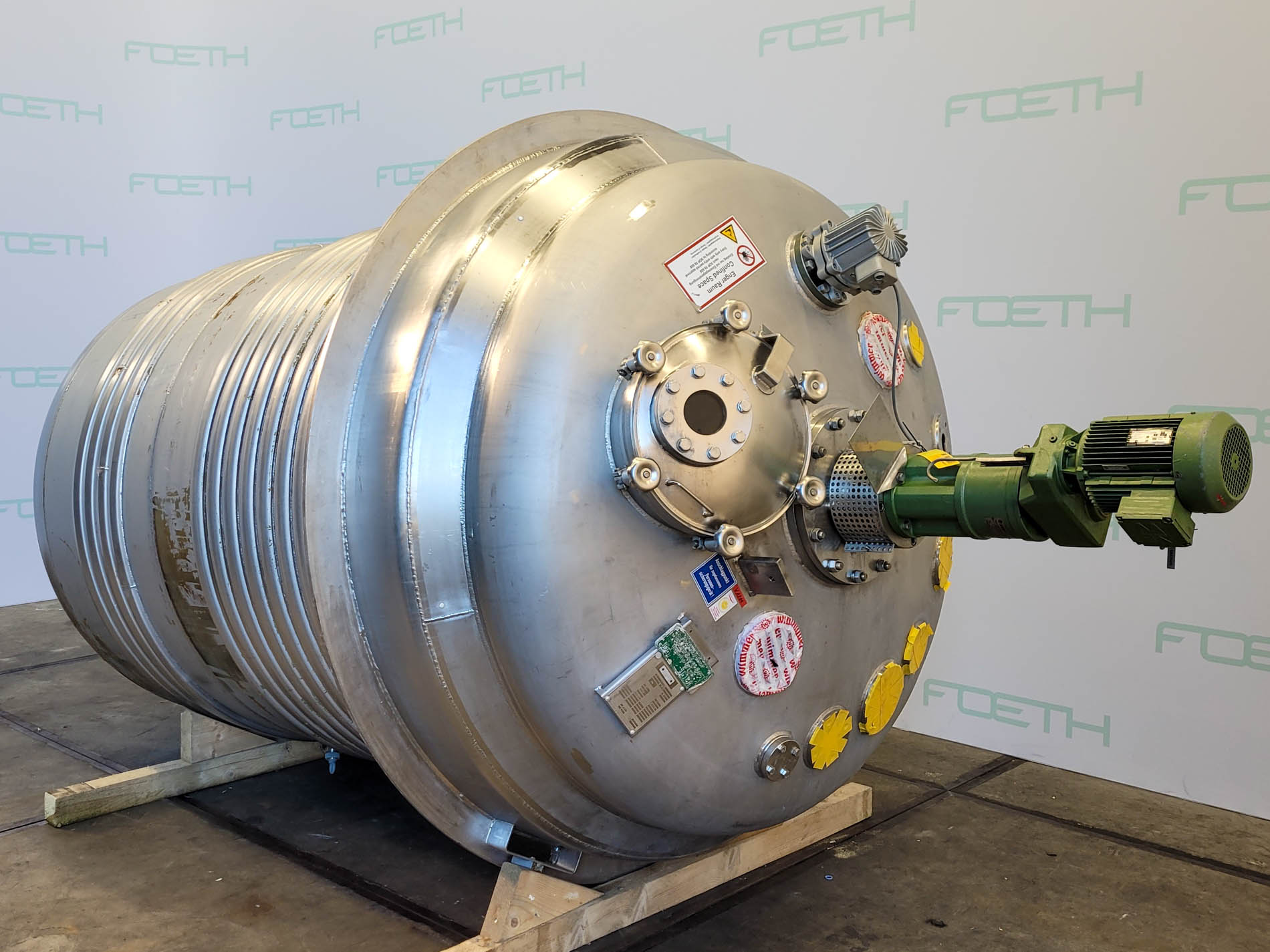 Maschine: LUDWIG EDEL 5400 Ltr. - Bioreactor - Stainless Steel Reactor Kunststoffe und Polymere