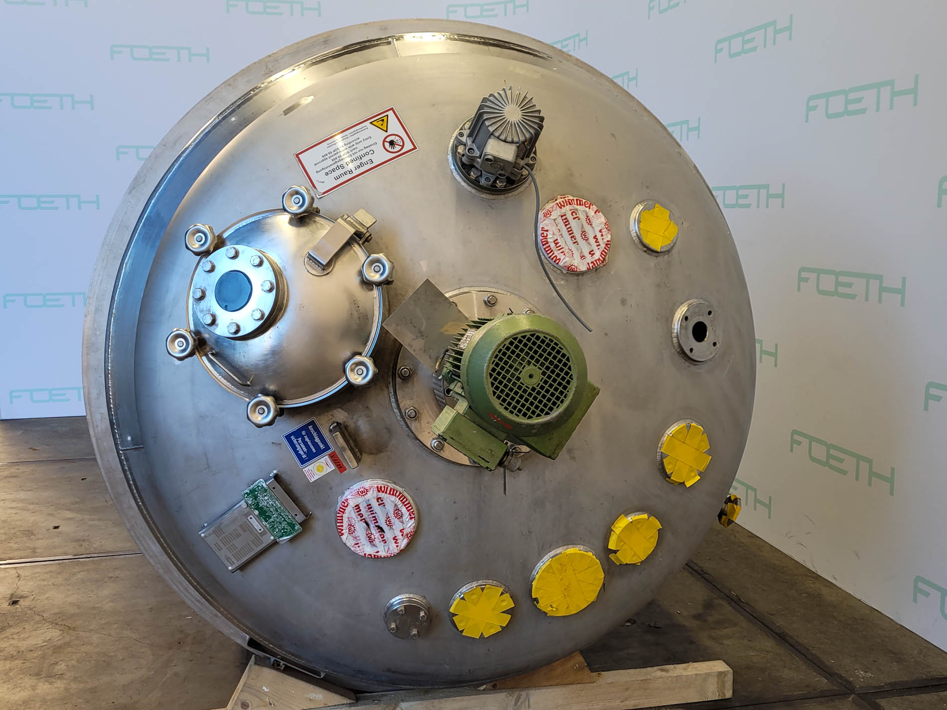 Maschine: LUDWIG EDEL 5400 Ltr. - Bioreactor - Stainless Steel Reactor Kunststoffe und Polymere