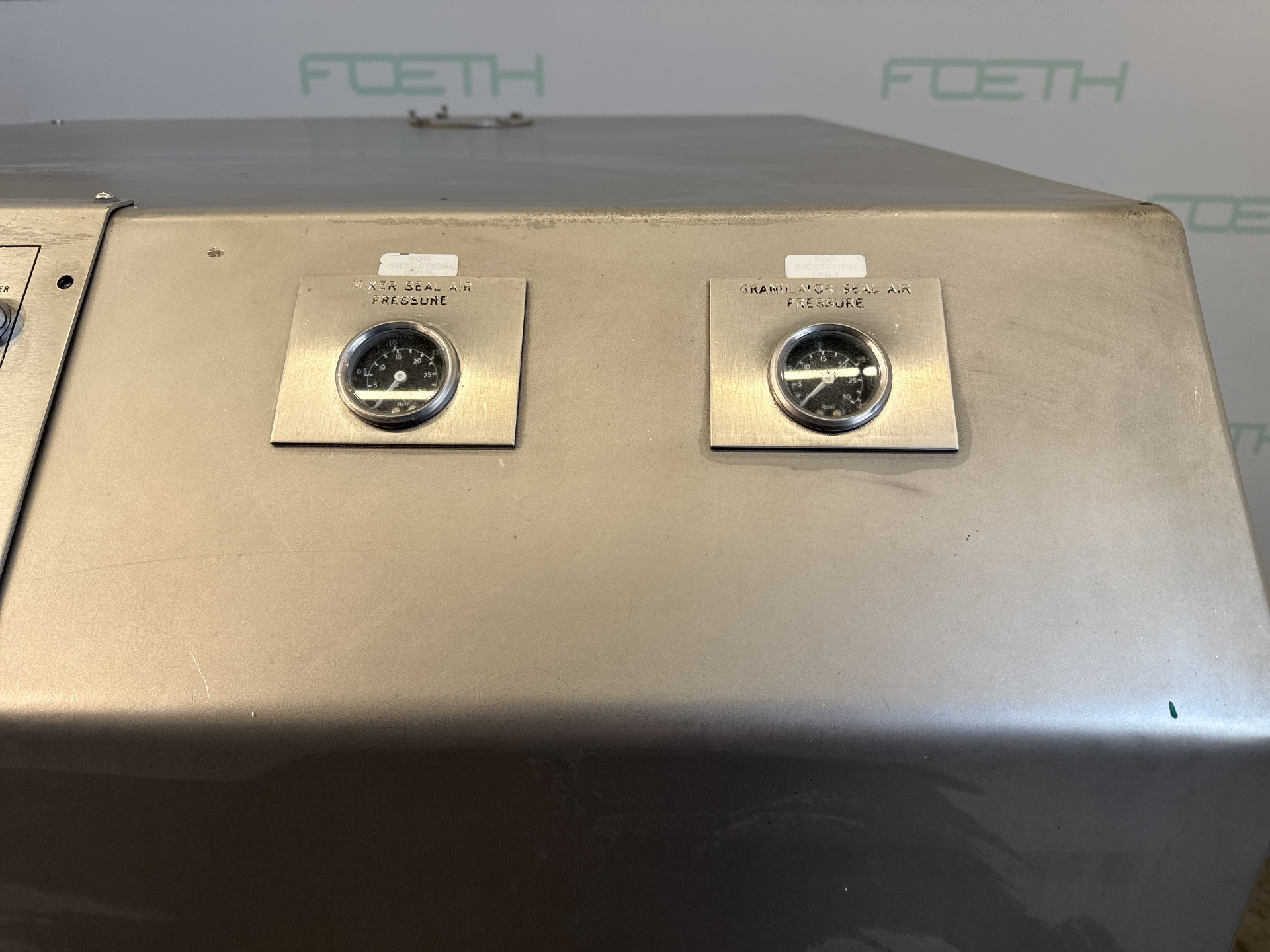 Machine: TK FIELDER PMA-800/2G (mixing granulator
