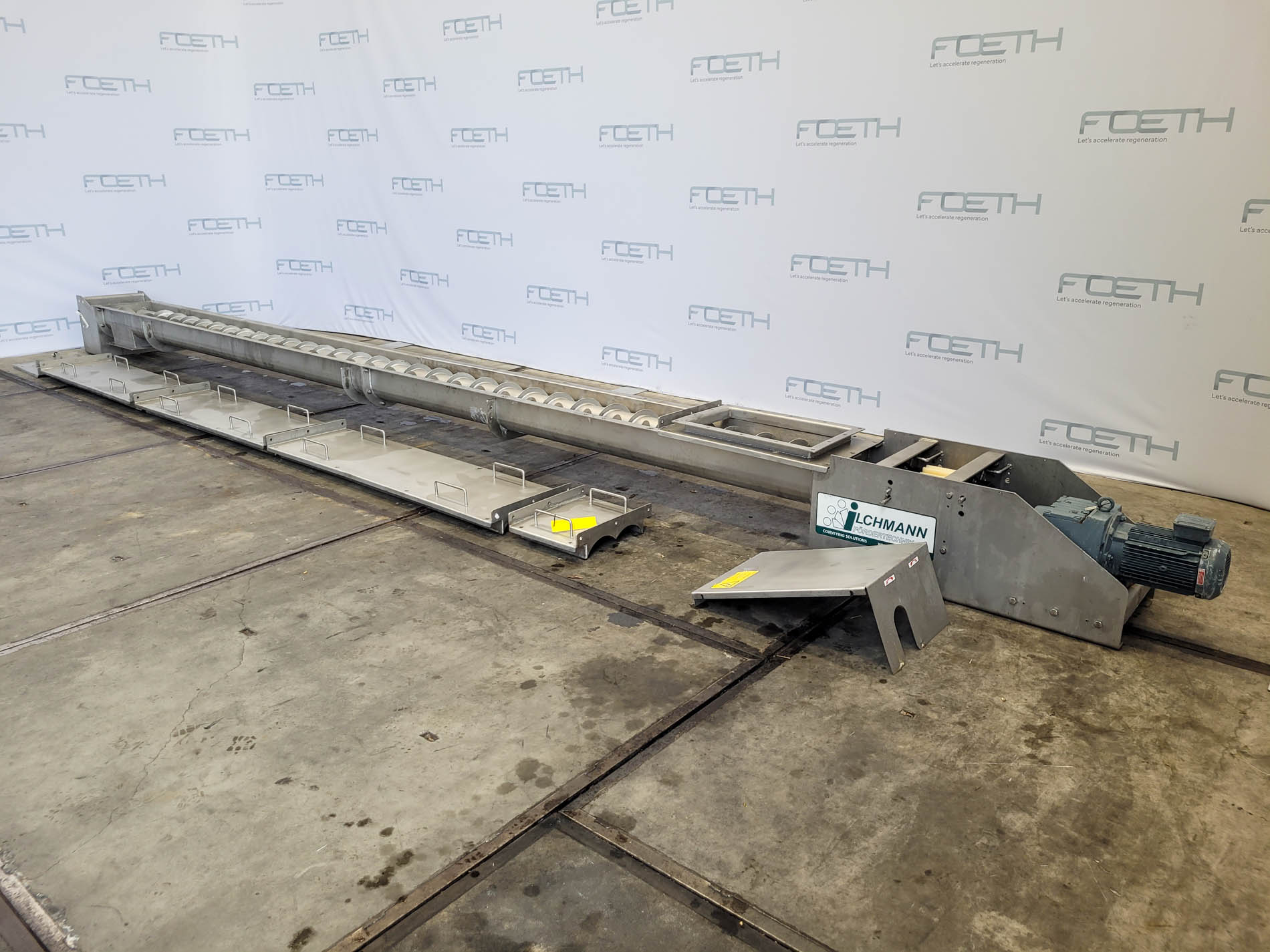 Maschine: ILCHMANN DTSF 2x 200x6.525 mm double screw - Horizontal scr Andere Futtermittel