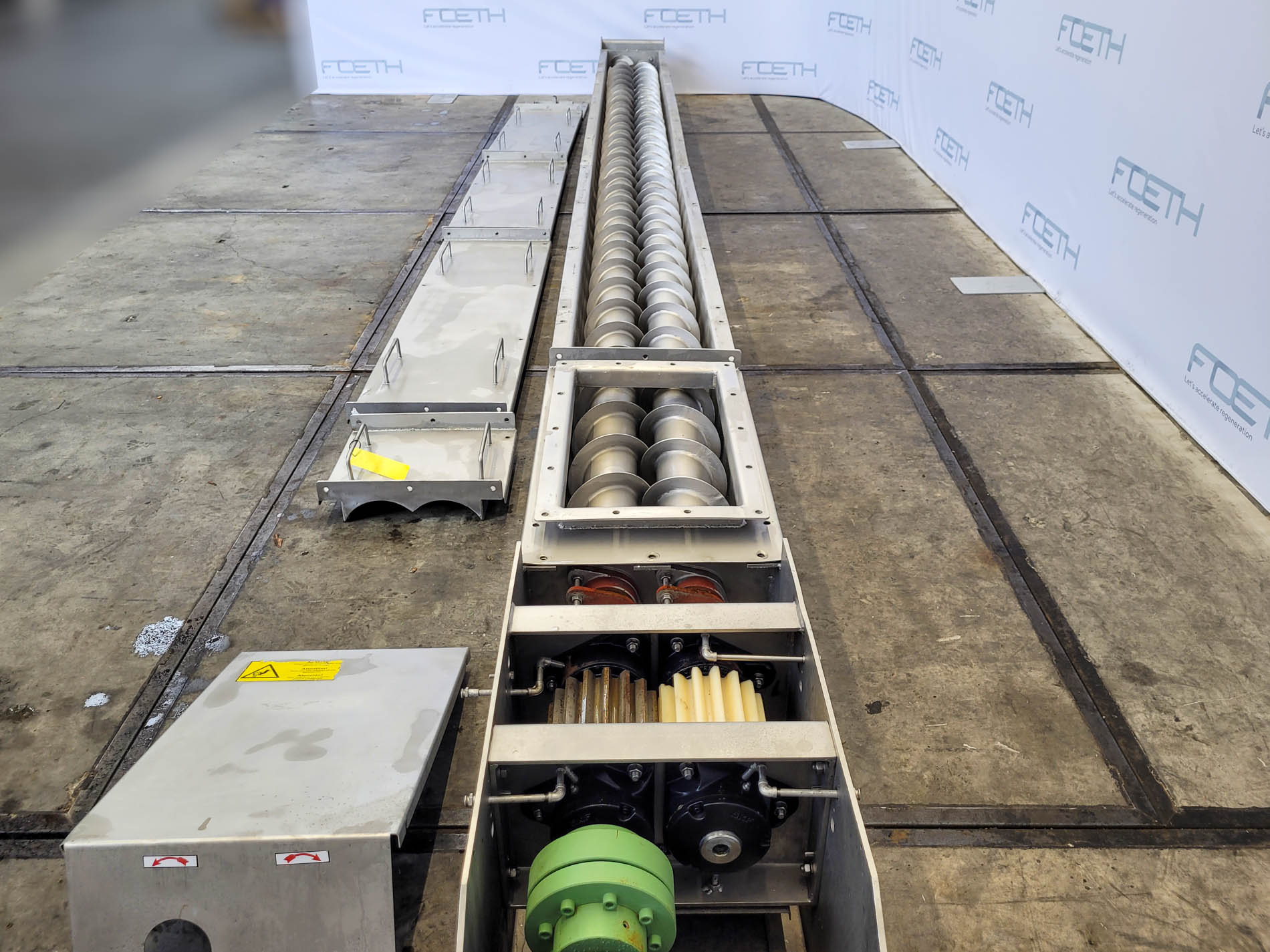 Maschine: ILCHMANN DTSF 2x 200x6.525 mm double screw - Horizontal scr Andere Futtermittel