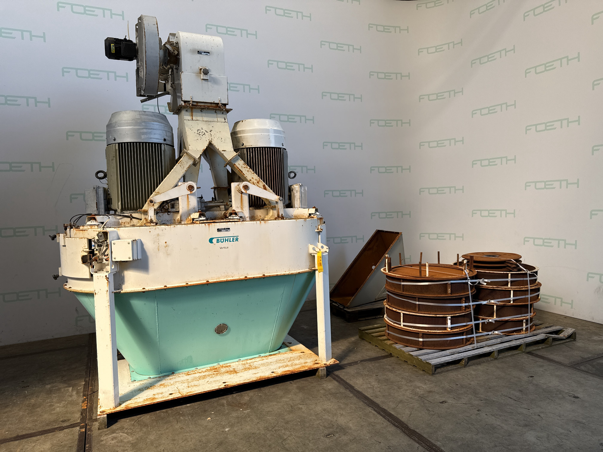 Machine: BüHLER DFZH-2 with feeder type DFAT-2