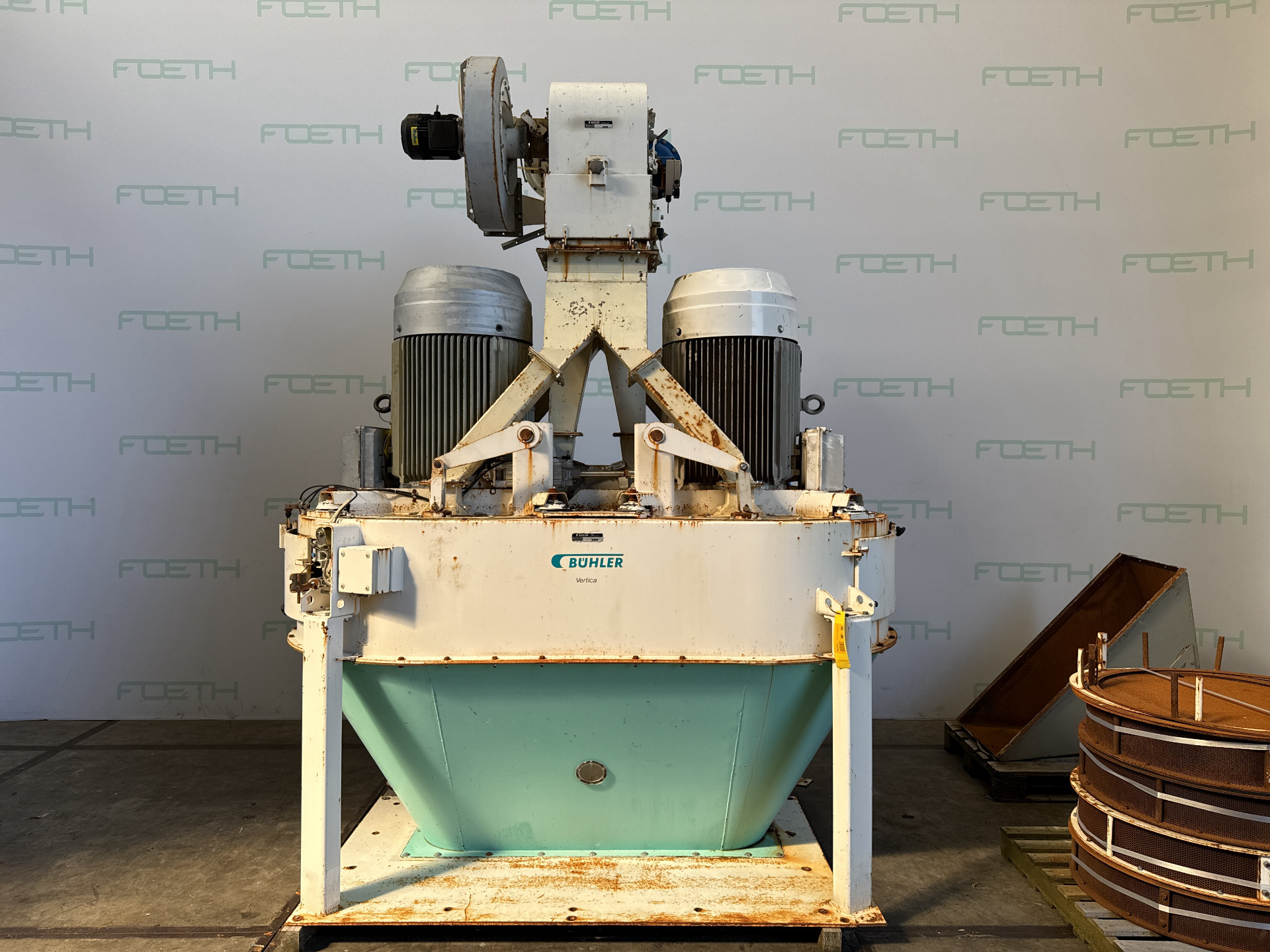 Machine: BüHLER DFZH-2 with feeder type DFAT-2