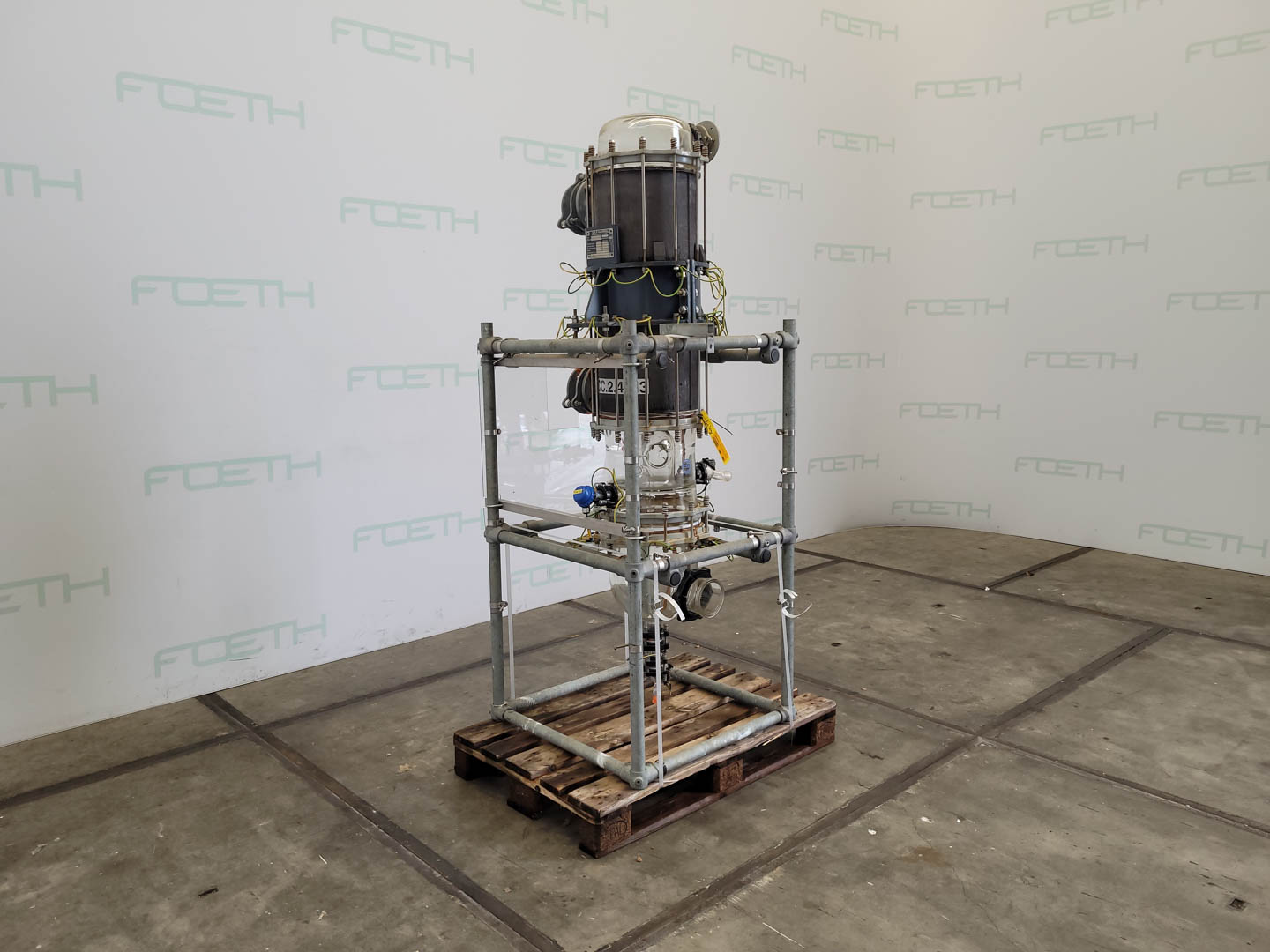 Maschine: GAB NEUMANN G1-300-7/10-Q 2,45m² - Shell and tube heat exchang Andere Futtermittel