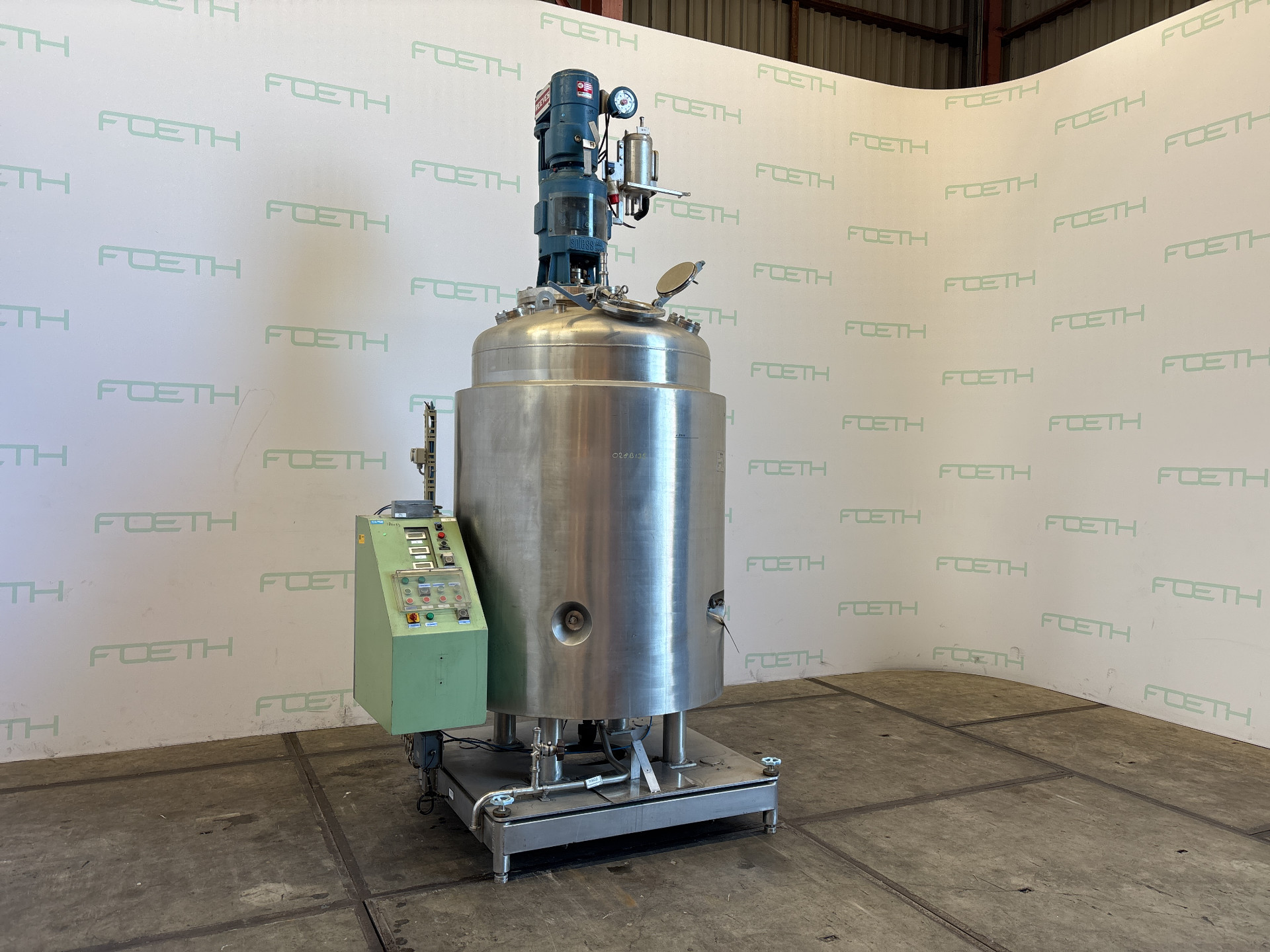 Maschine: D+E Hanag Oberwil 1600 Ltr. Fermentor (Bio) - Stainless Steel Reacto