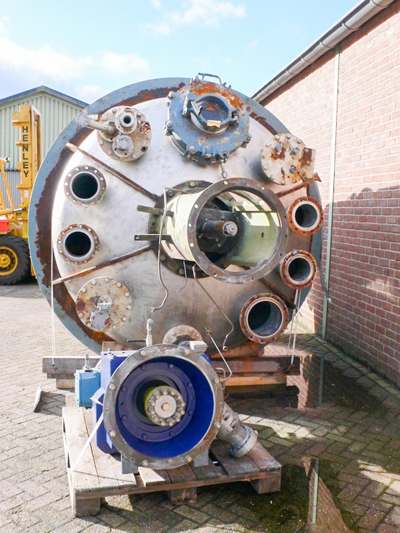 Maschine: ALPHA NIDAU 10.000 l Anchor stirrer - Stainless Steel Reactor Schmierstoffe und Öle