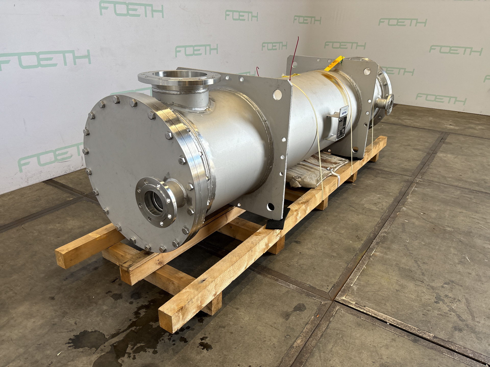 Maschine: DELLER Multi-pass (40 m2) - Shell and tube heat exchanger Verbraucherabfälle