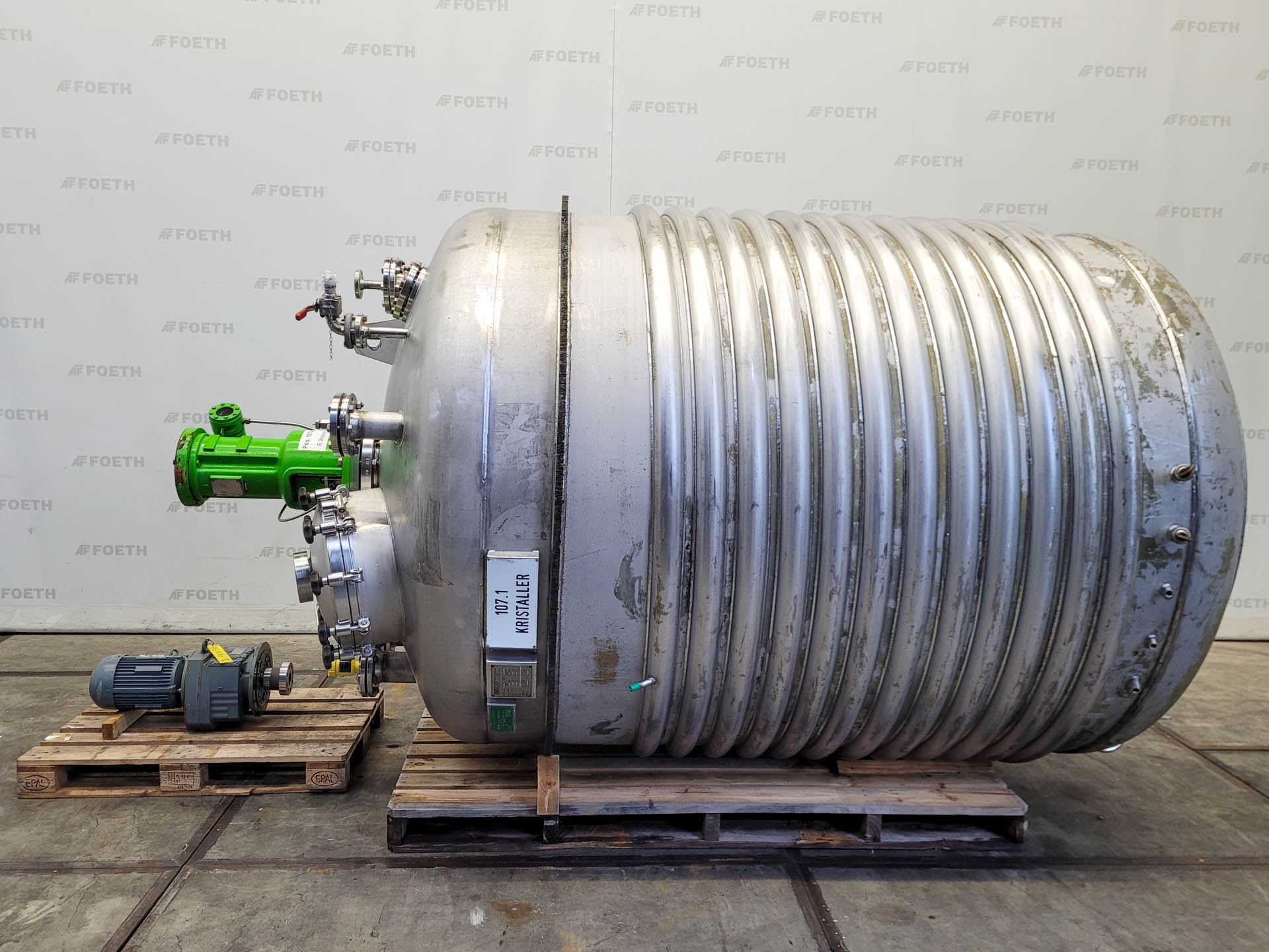 Maschine: ENCO 6300 Ltr. (bio-)reactor - Stainless Steel Reactor Schmierstoffe und Öle