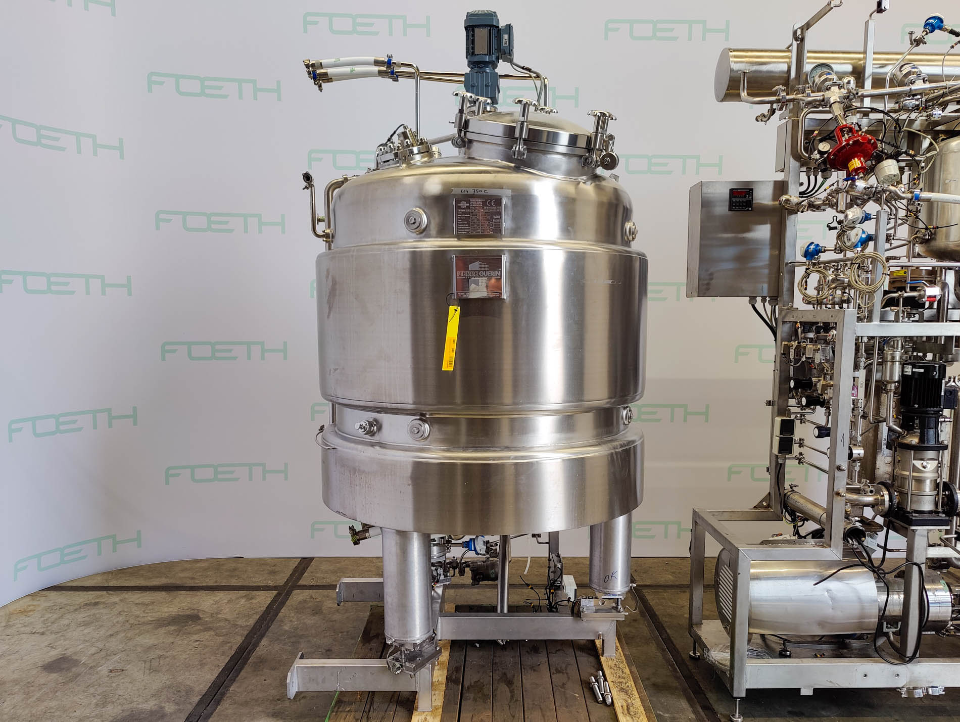 기계: PIERRE GUERIN Bioreactor 750L - 