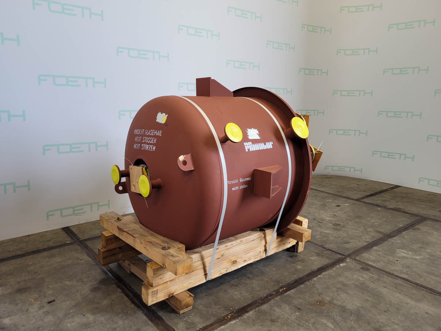 Maschine: PFAUDLER-WERKE E1200 (reactor body, unused) - Glass-lined Reactor API