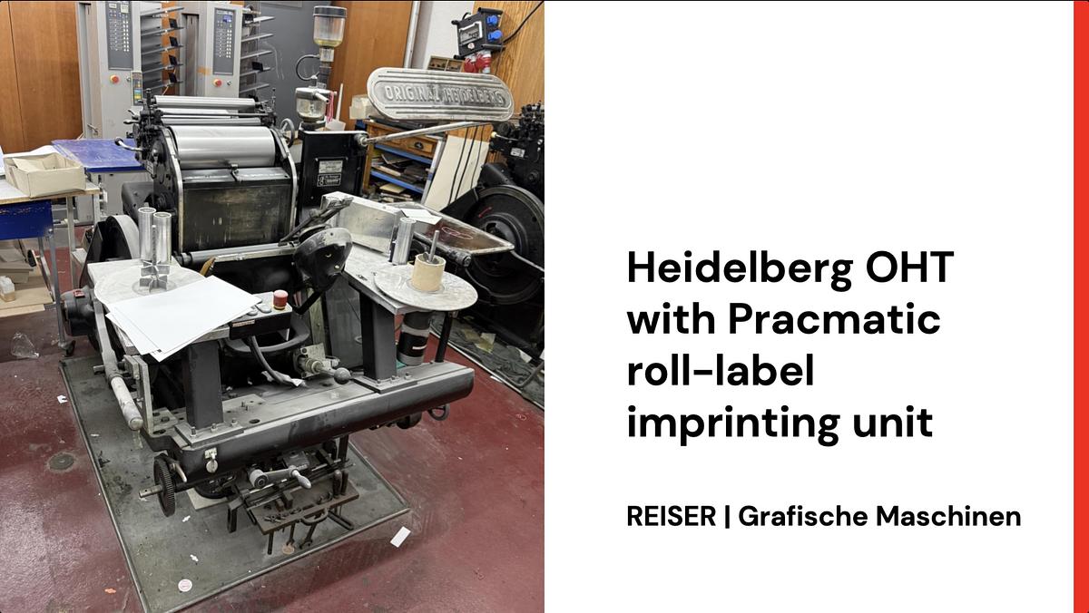 Машина: HEIDELBERG + PRAC