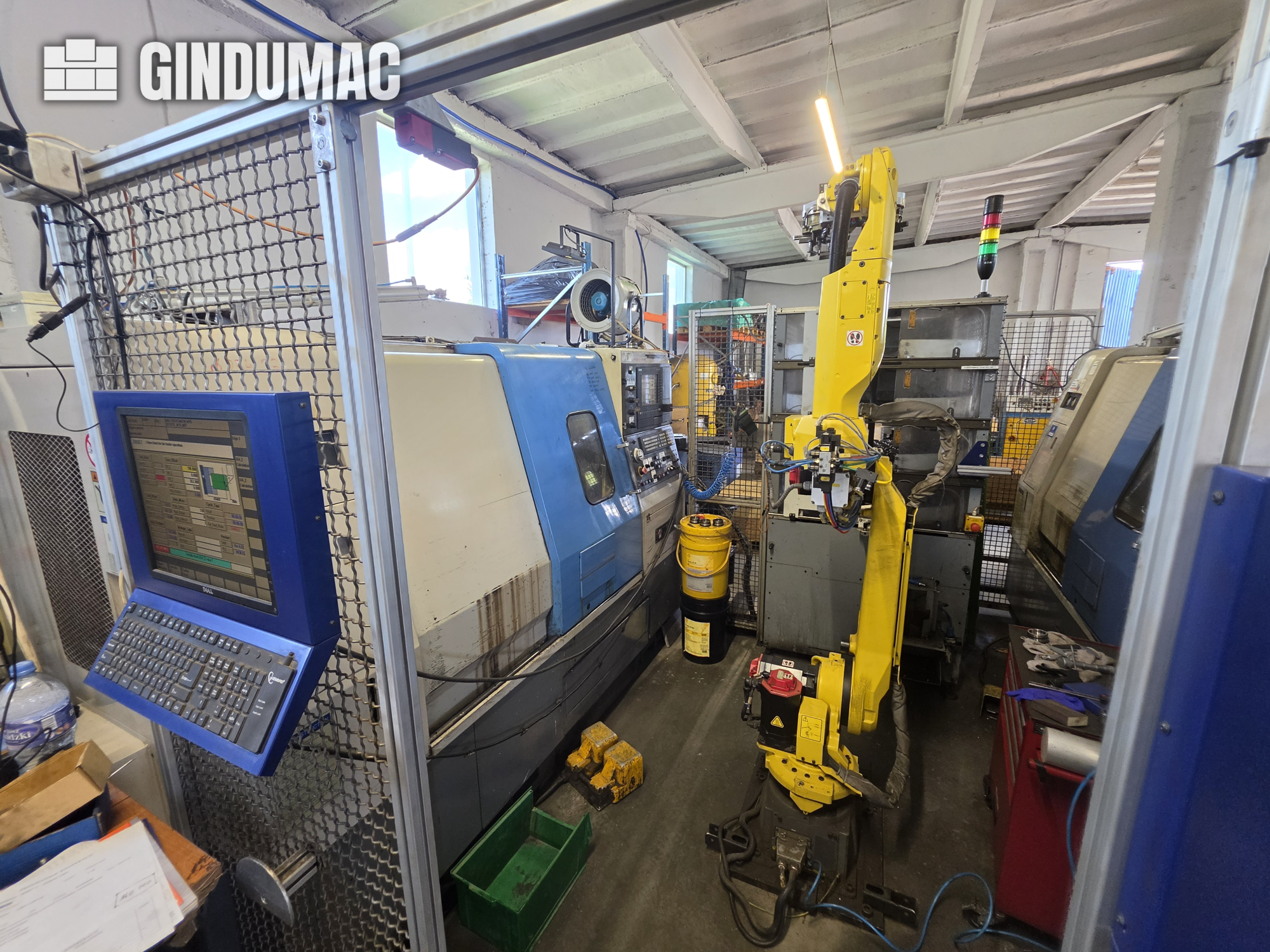 Machine: HYUNDAI HIT-200C + FANUC M-20iA