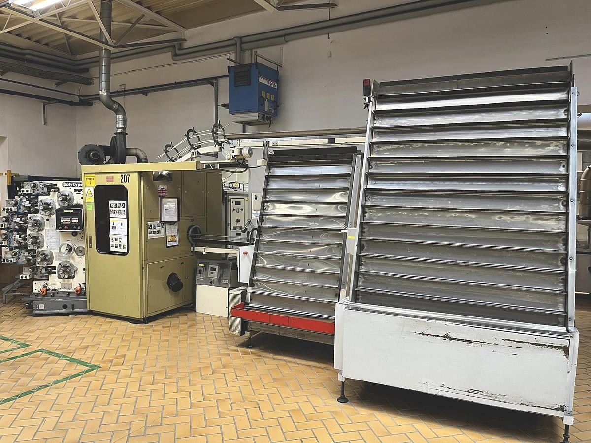 Machine: POLYTYPE BDM 501, 6-Color Cup Printer