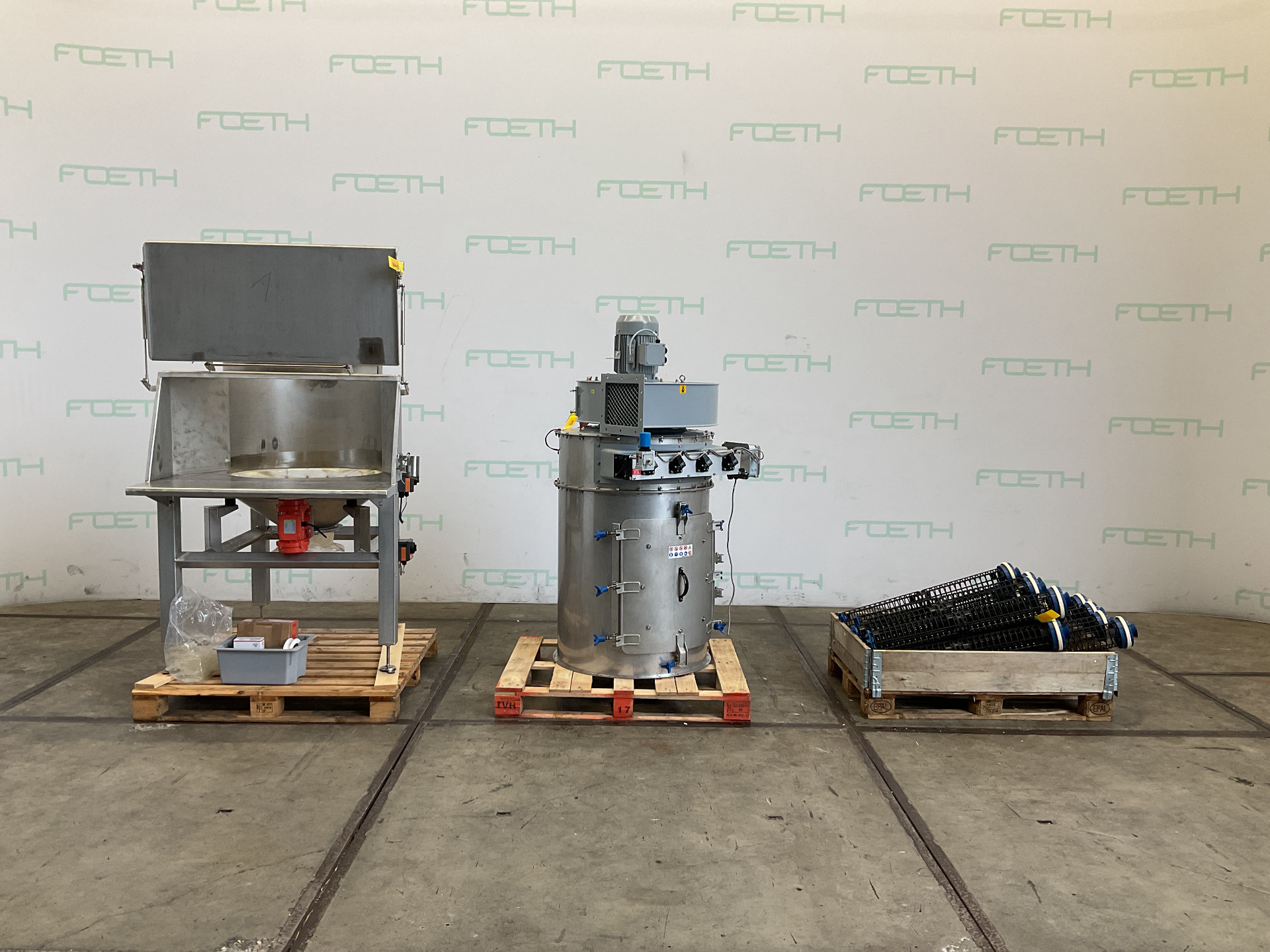 makine: GERICKE SAM bag dump station with WAM 