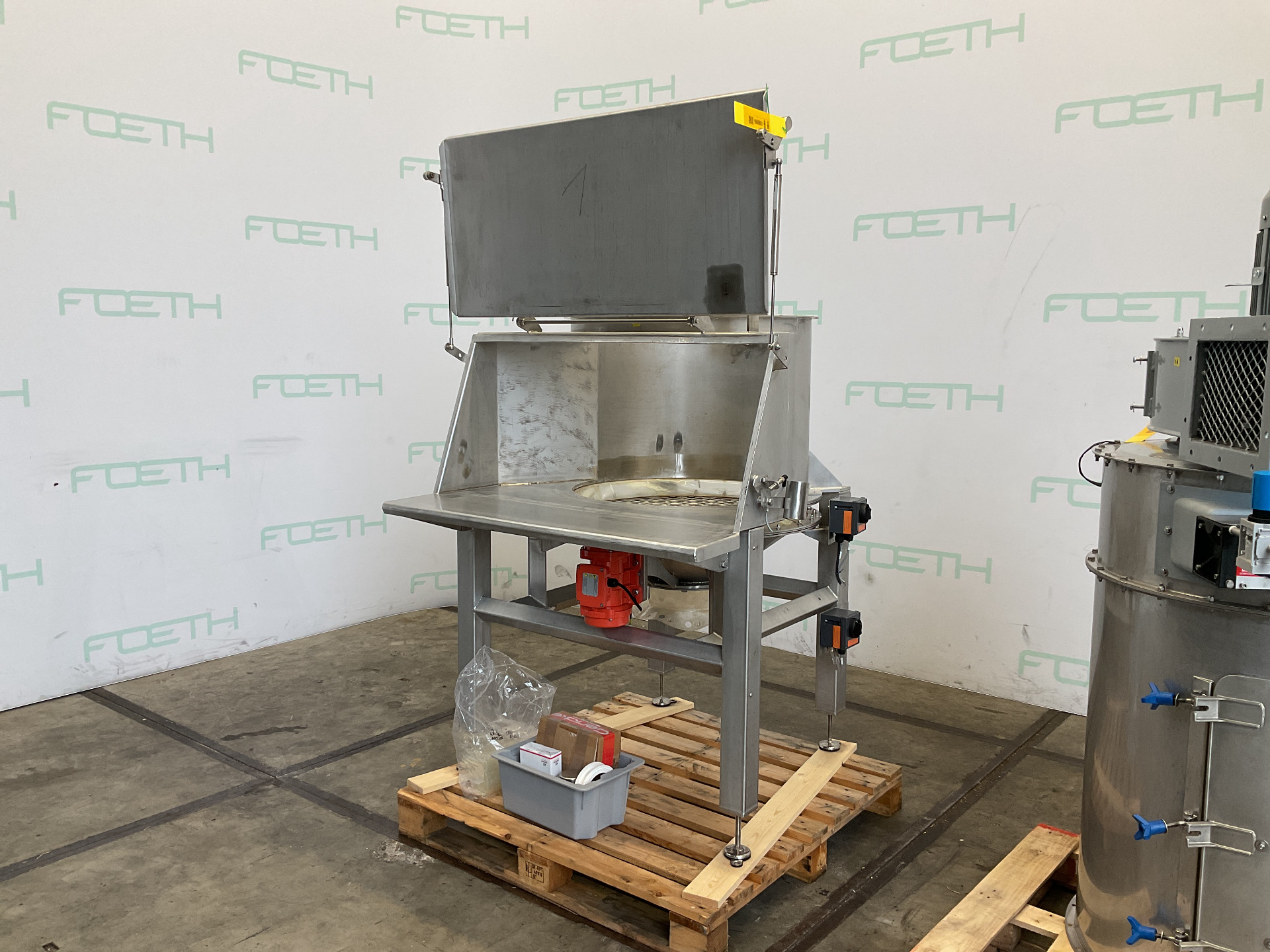 makine: GERICKE SAM bag dump station with WAM 